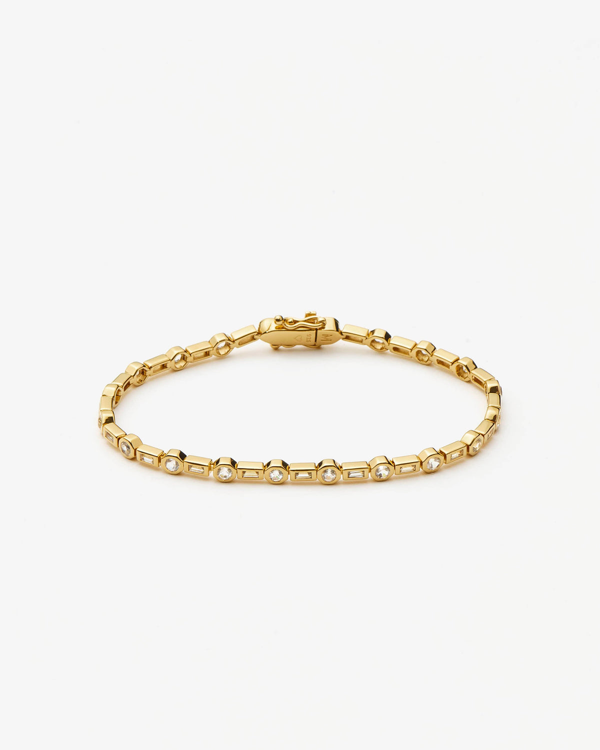 Missoma Lucy Williams Tennis Bracelet in gold vermeil