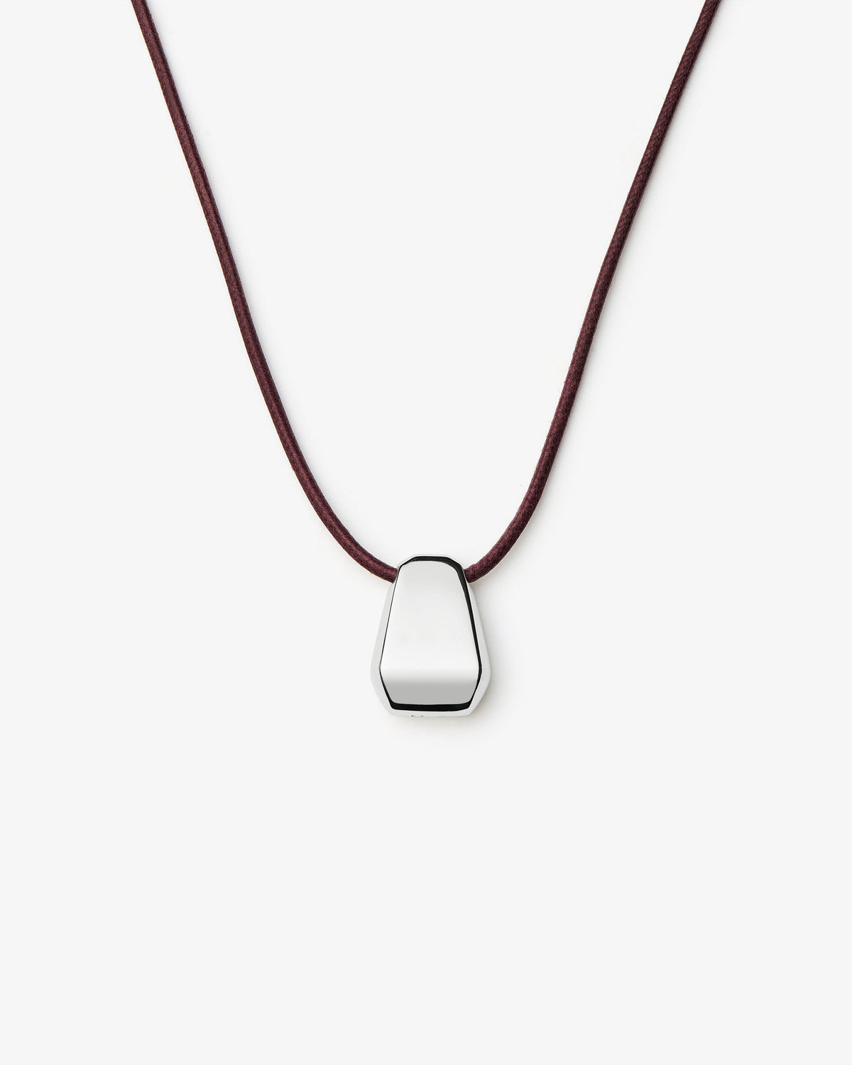 Missoma Lucy Williams Arco Cord Necklace in silver-plated brass