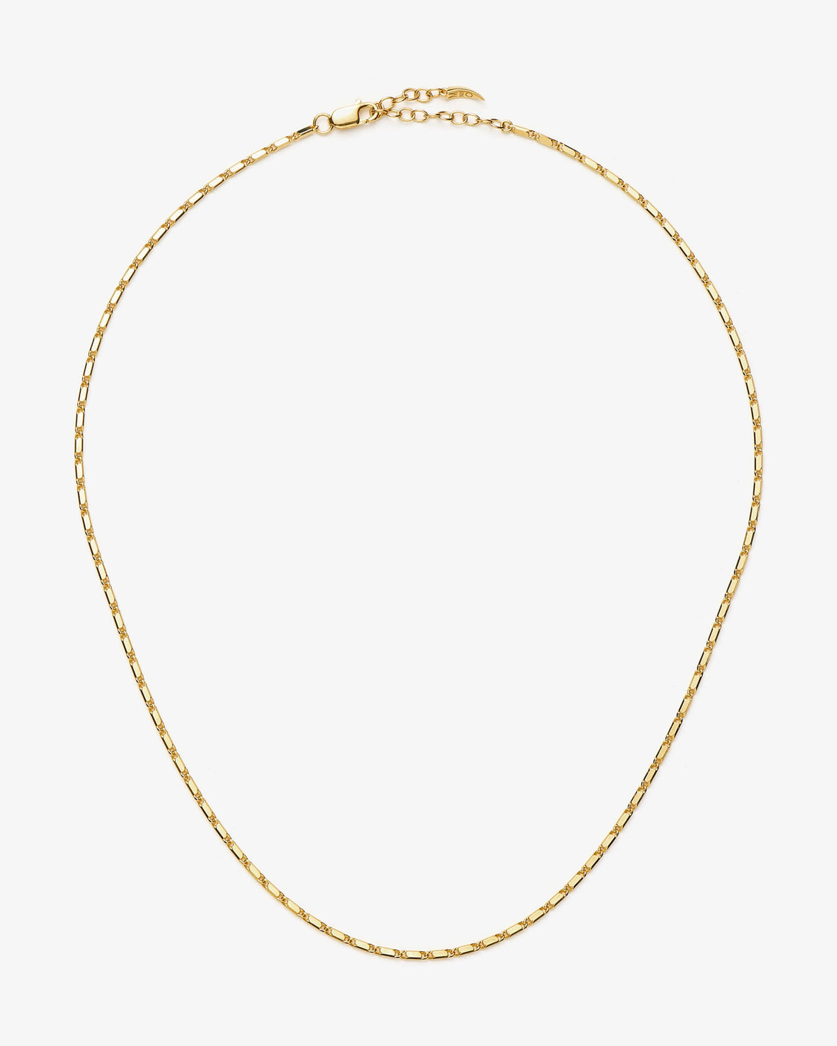 Missoma Lucy Williams Horizon Link Chain Necklace in gold vermeil