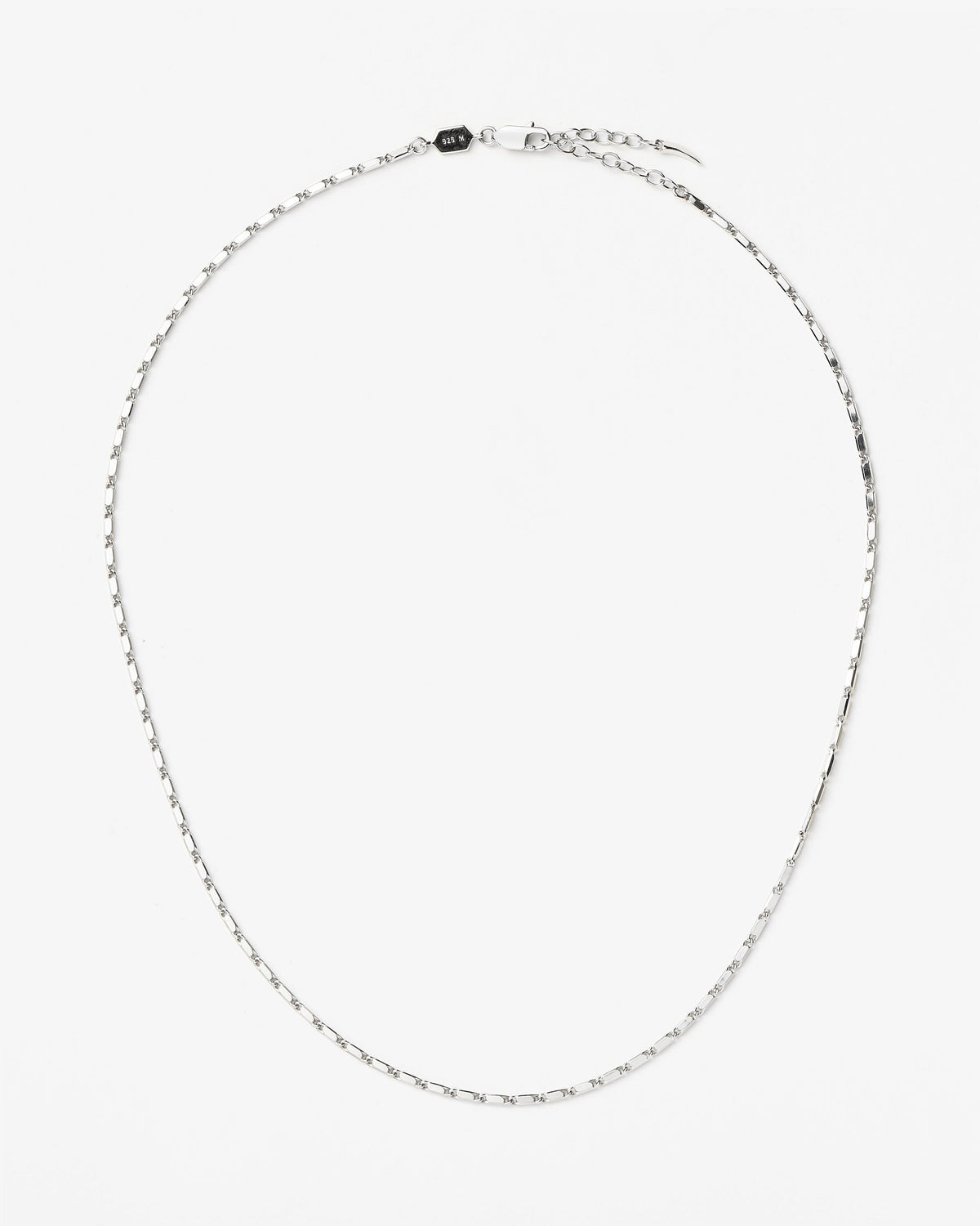 Missoma Lucy Williams Horizon Link Chain Necklace in sterling silver