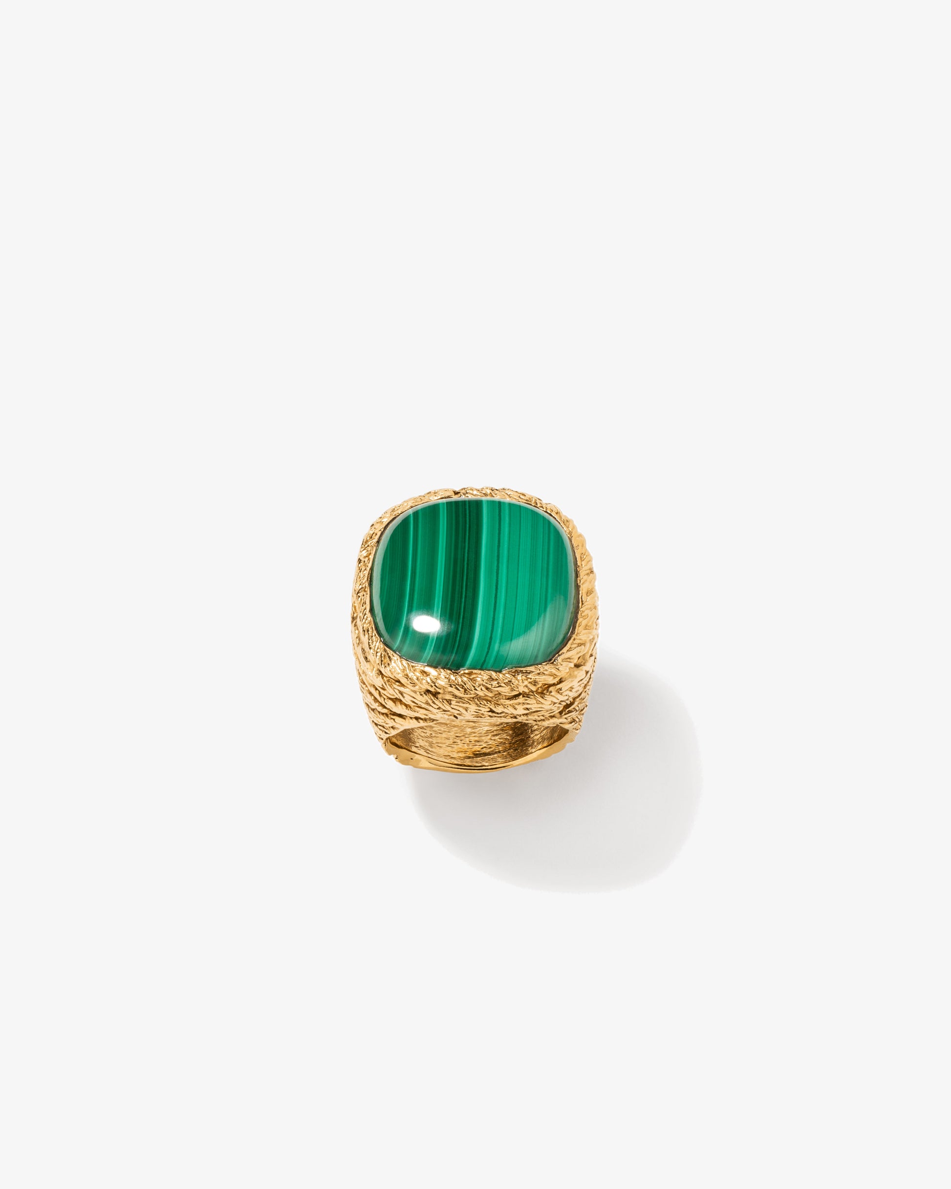 Aurelie Bidermann Malachite Miki Ring