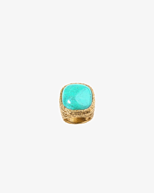 Aurelie Bidermann Turquoise Miki Ring