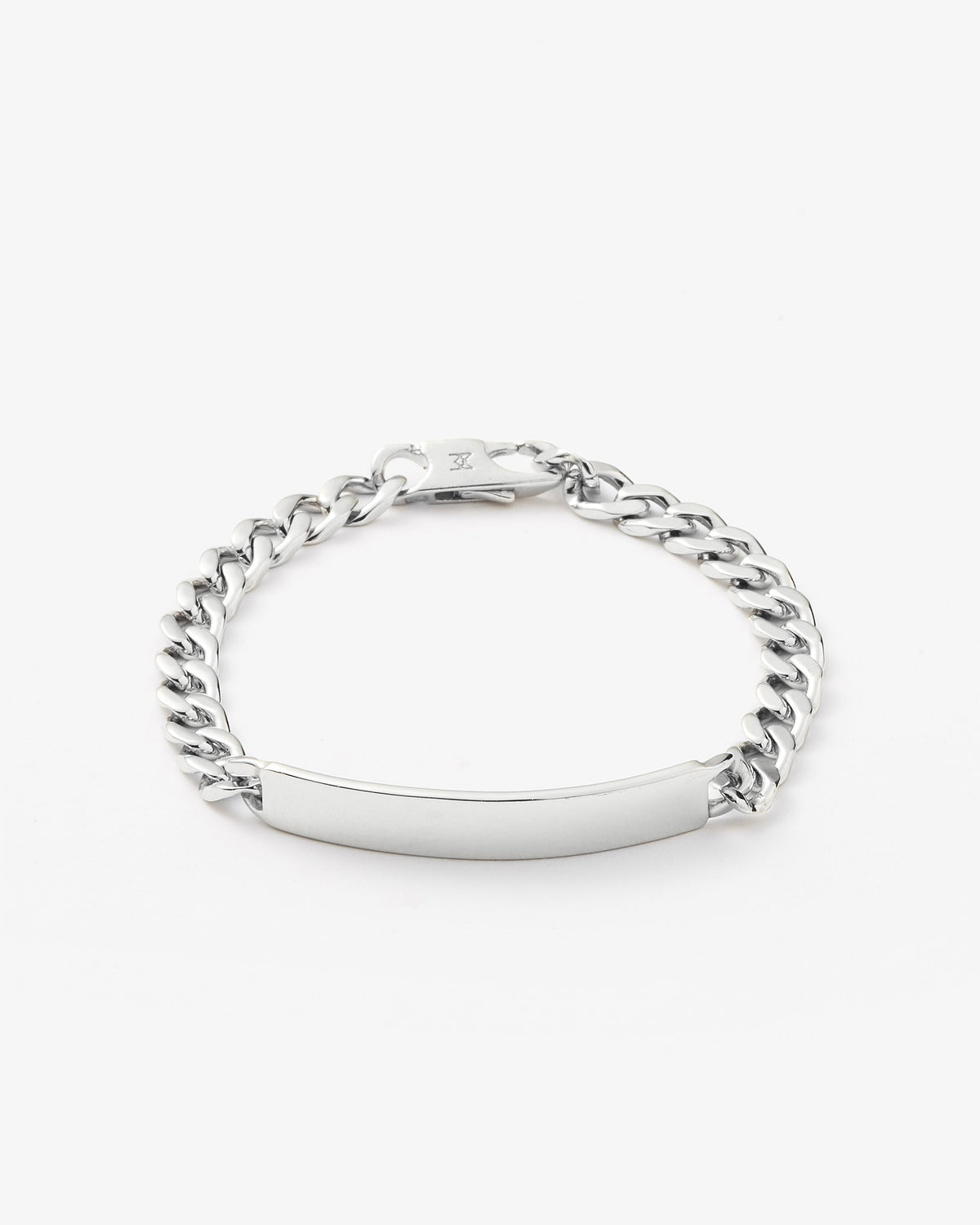 Missoma Engravable ID Chain Bracelet in sterling silver