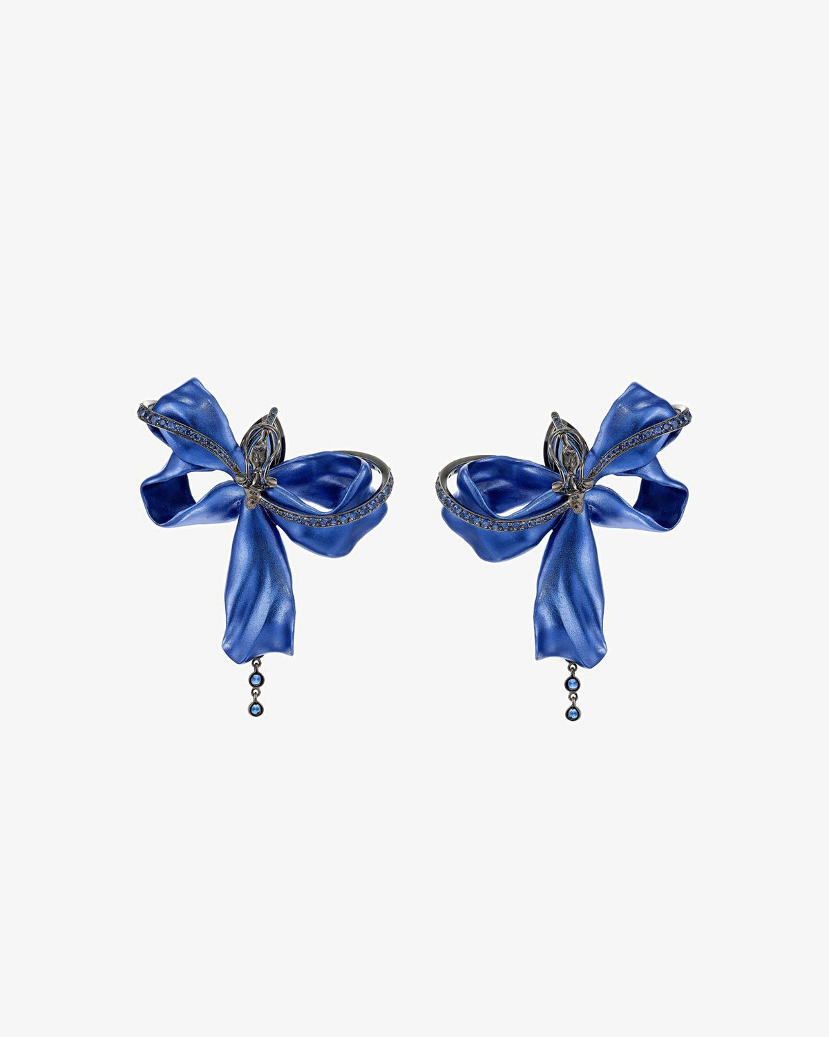 Anabela Chan Midnight Cupid's Bow Earrings