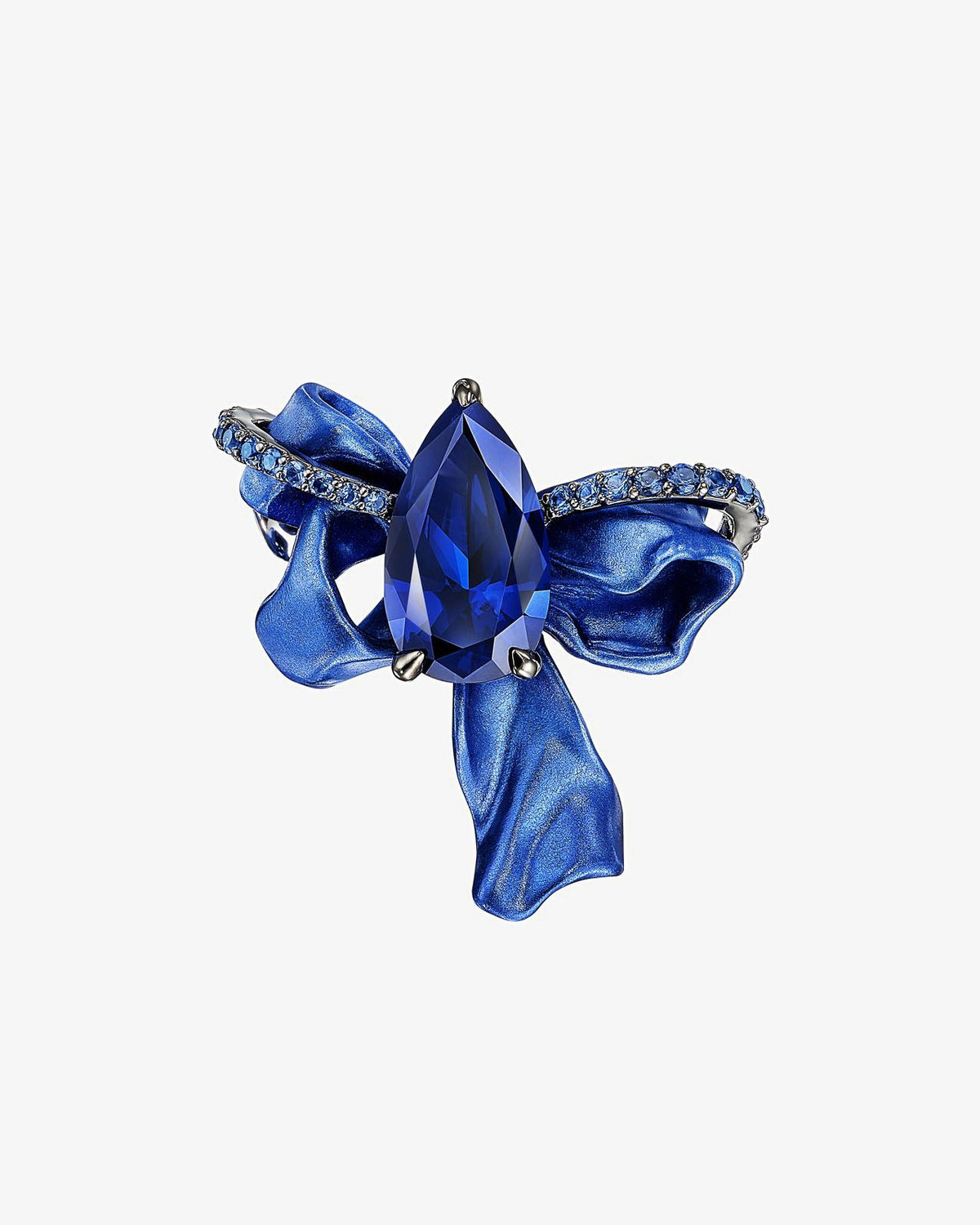 Anabela Chan Midnight Cupid's Bow Ring
