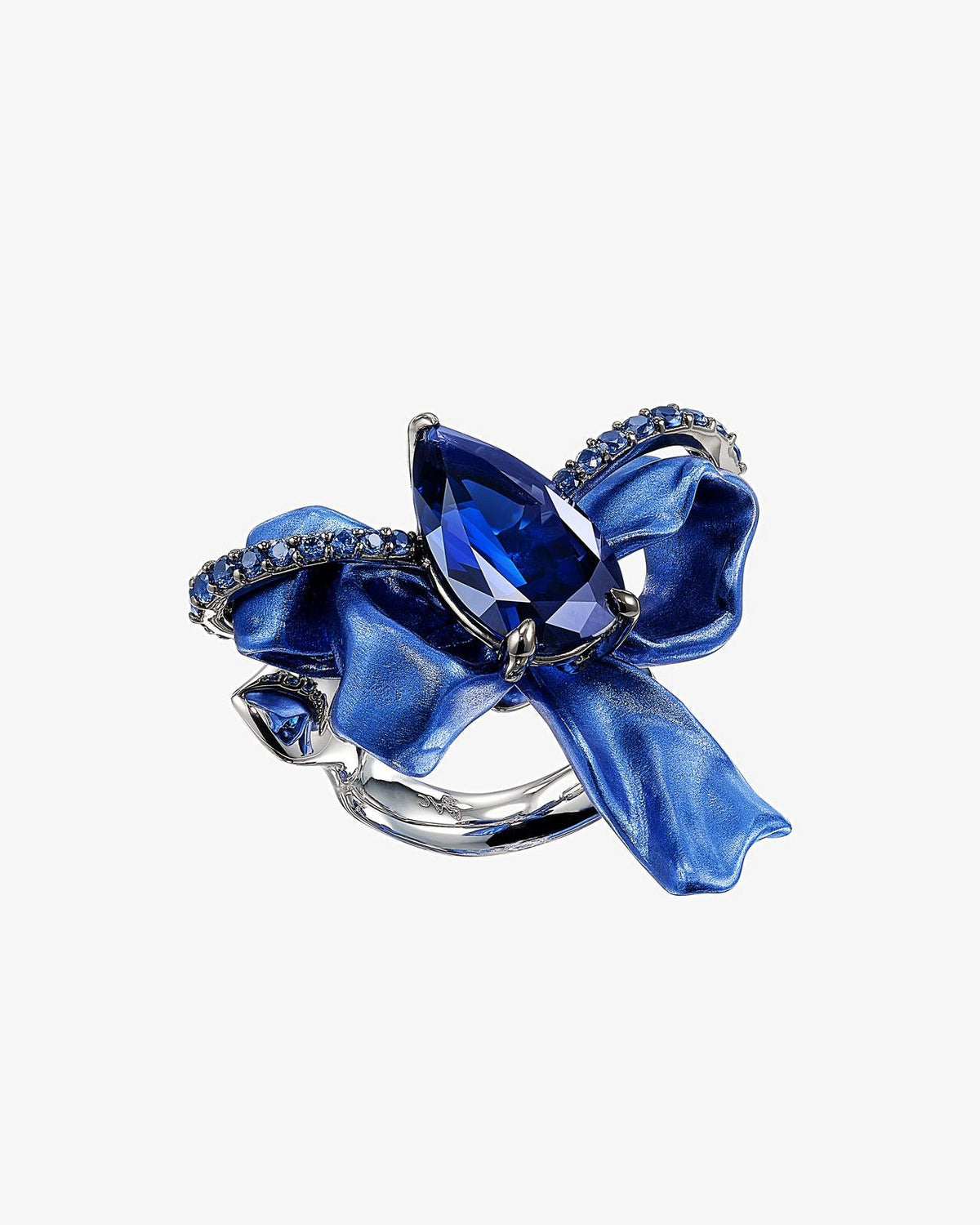 Anabela Chan Midnight Cupid's Bow Ring
