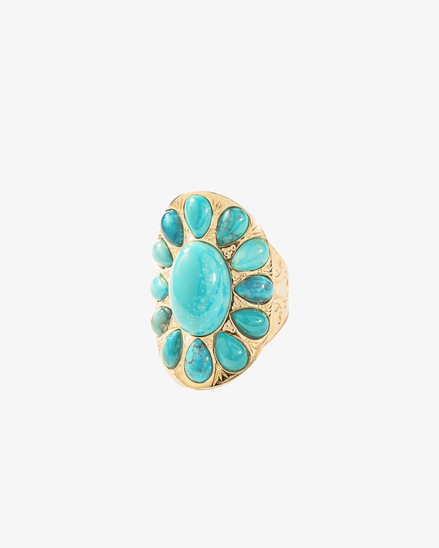 Aurelie Bidermann Turquoise Navajo Ring