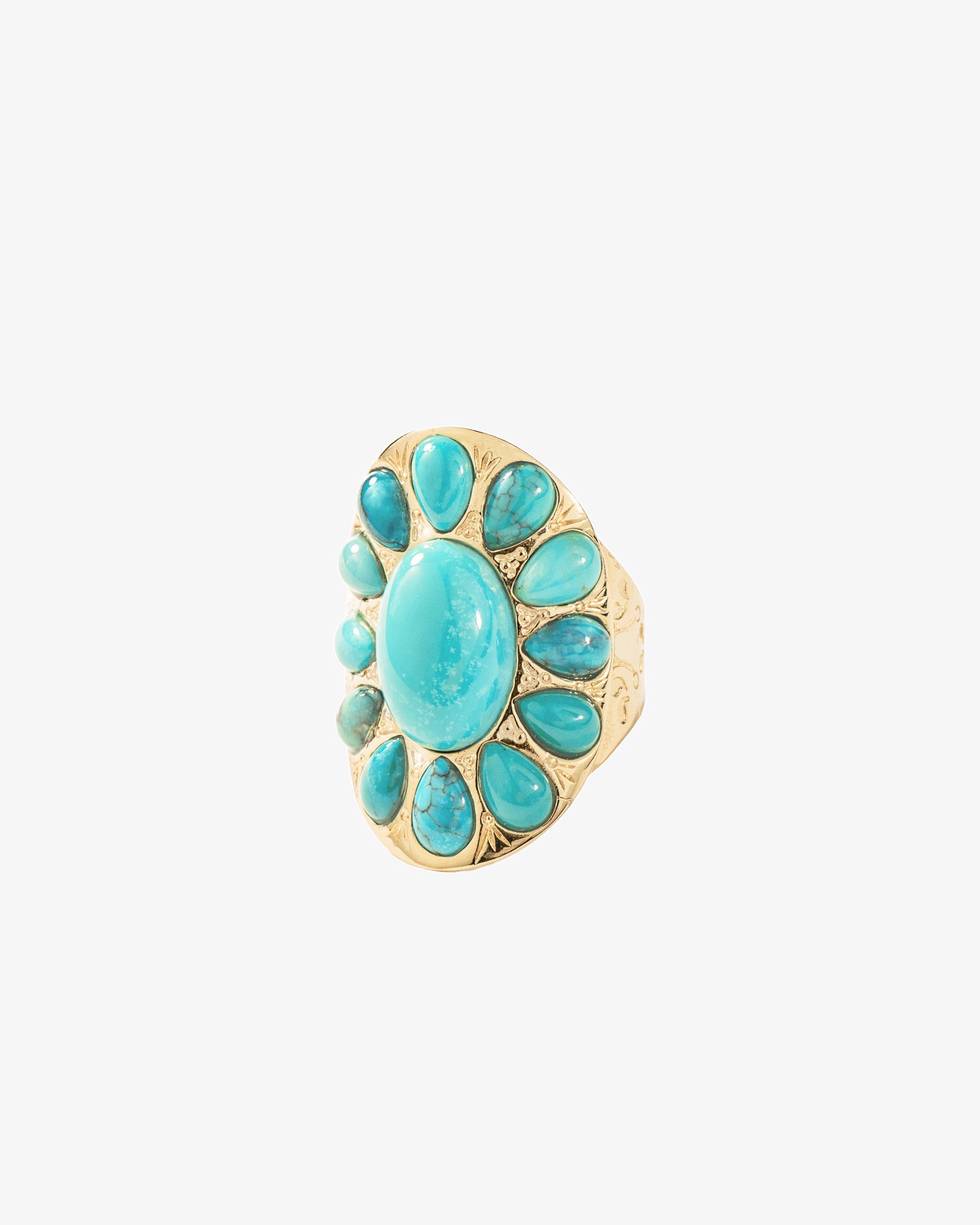 Aurelie Bidermann Turquoise Navajo Ring