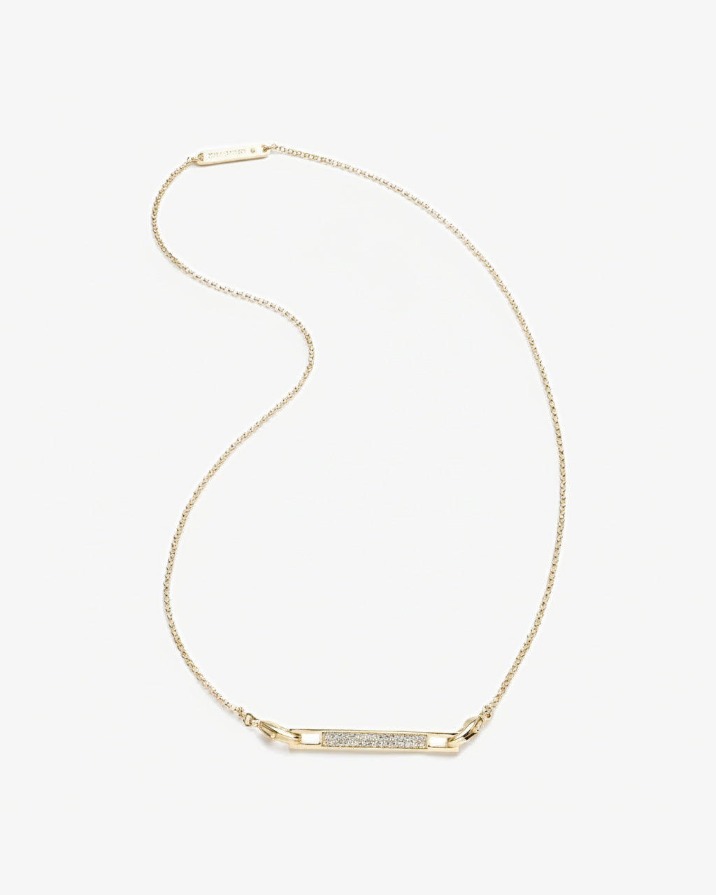 Eddie Borgo Pavé Safety Chain Necklace