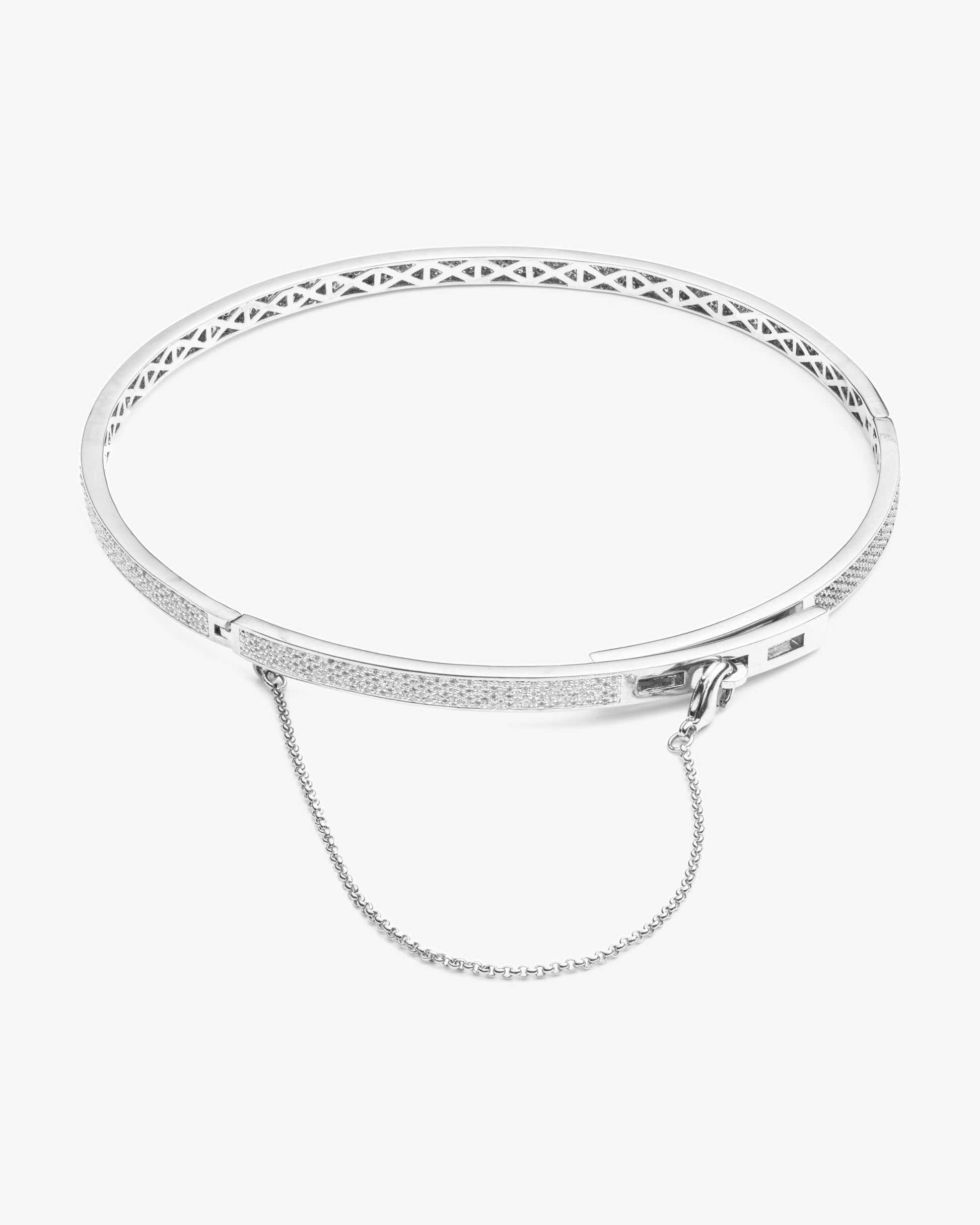 Eddie Borgo Pavé Thin Safety Chain Choker