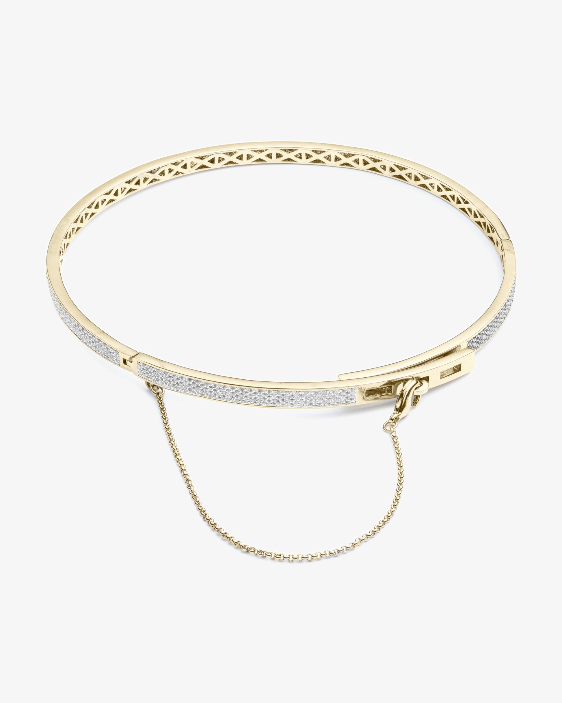 Eddie Borgo Pavé Safety Chain Necklace