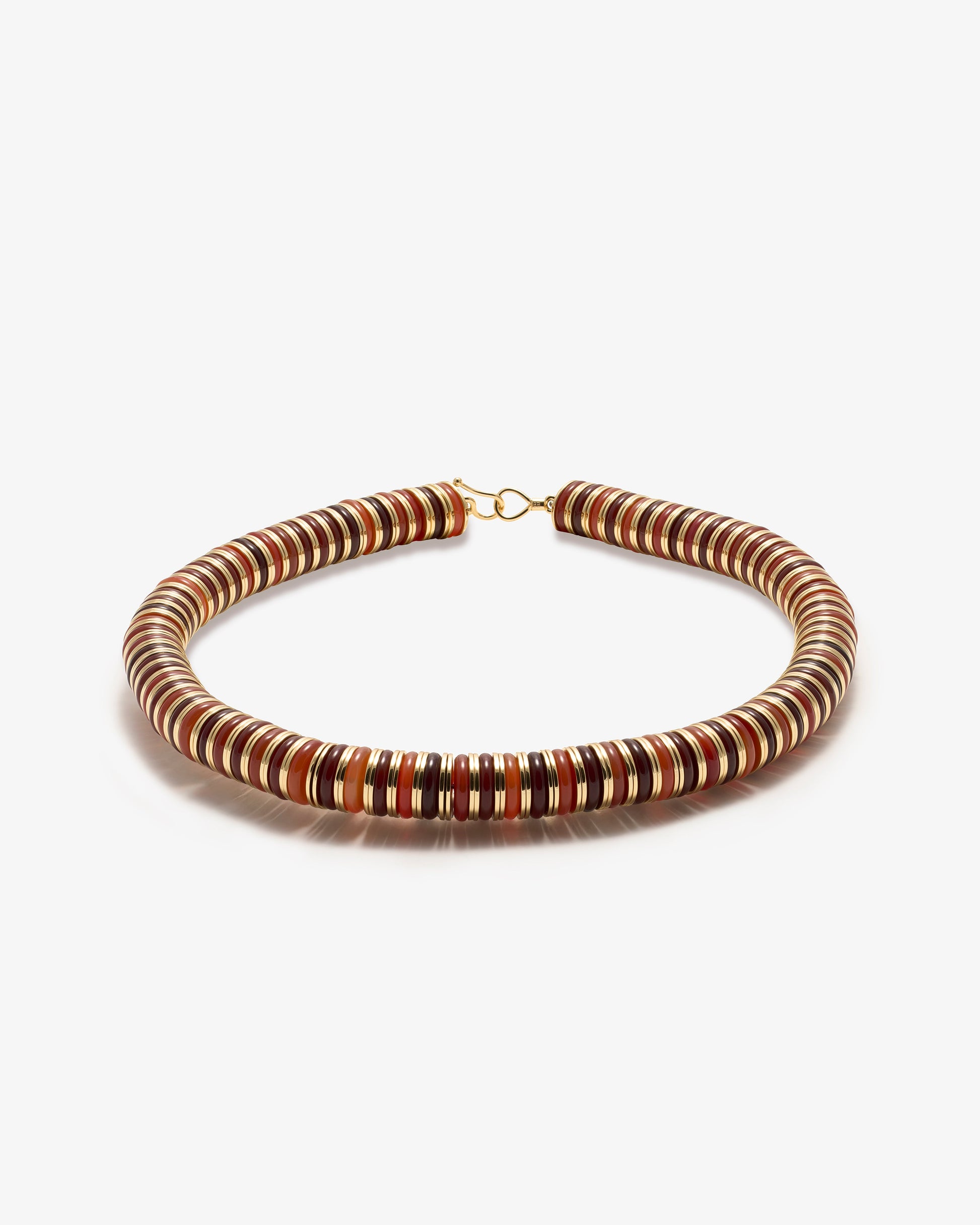 Eddie Borgo Amber and Carnelian Lenox Necklace