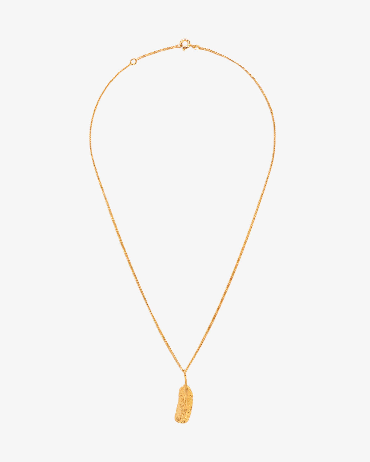 Wouters & Hendrix Feather Pendant Necklace