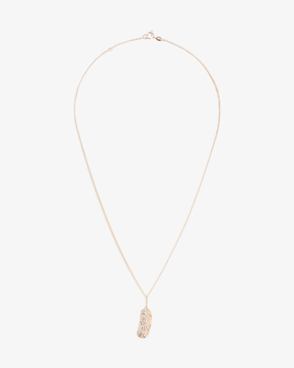 Wouters & Hendrix Feather Pendant Necklace