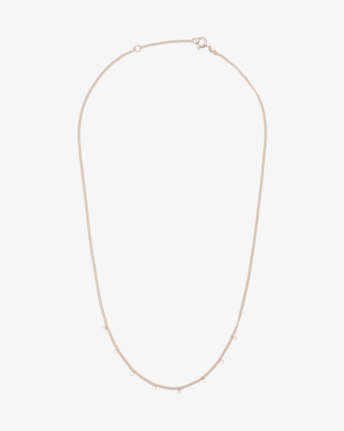 Wouters & Hendrix Hammered Charm Necklace