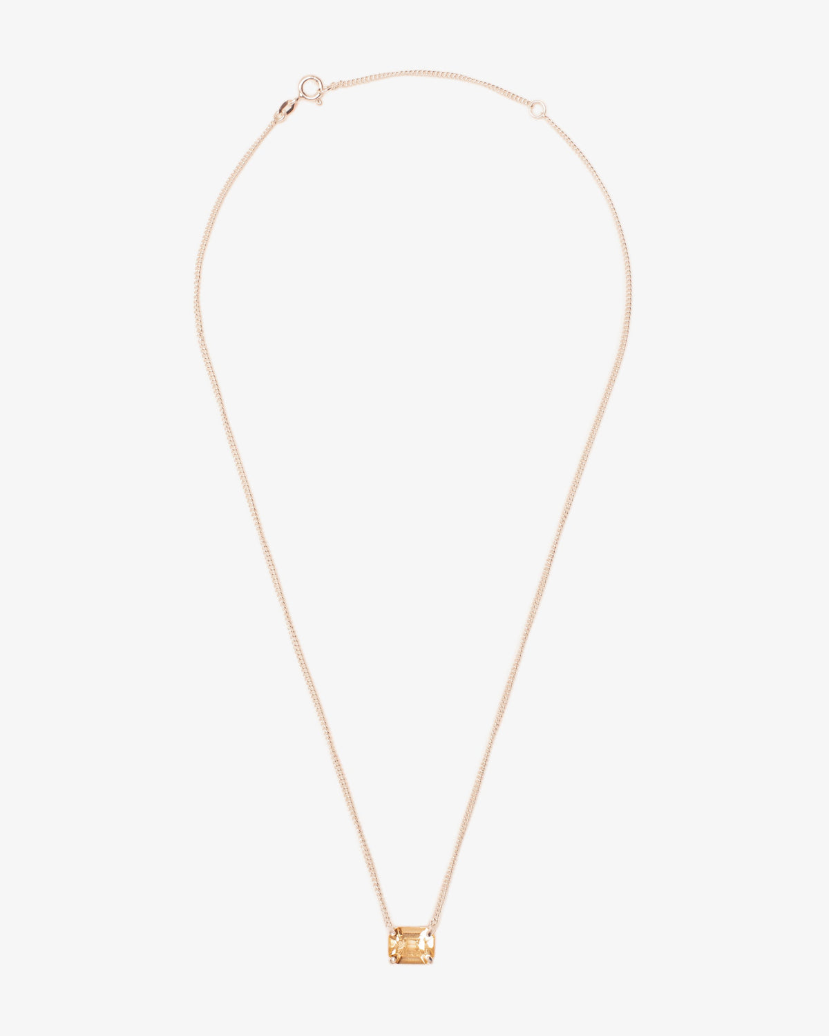 Wouters & Hendrix Citrine Crystal Necklace