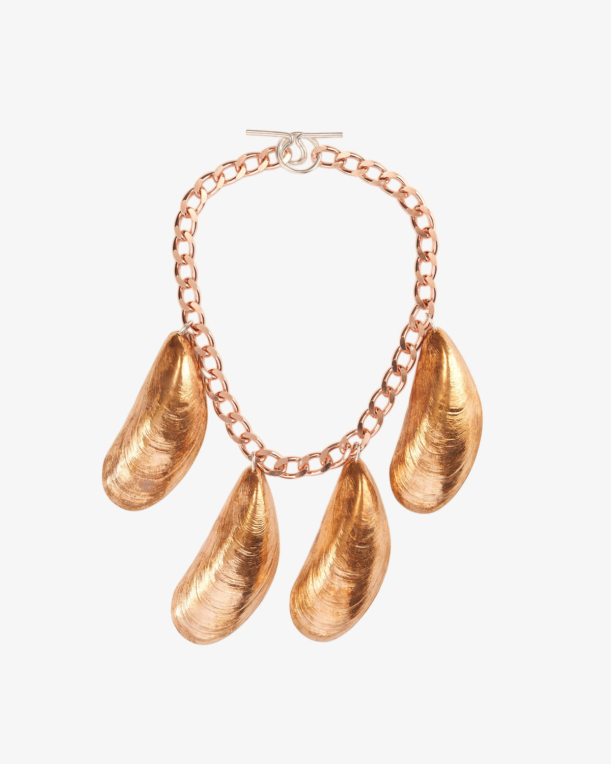 Wouters & Hendrix Large Mussel Statement Chain Necklace