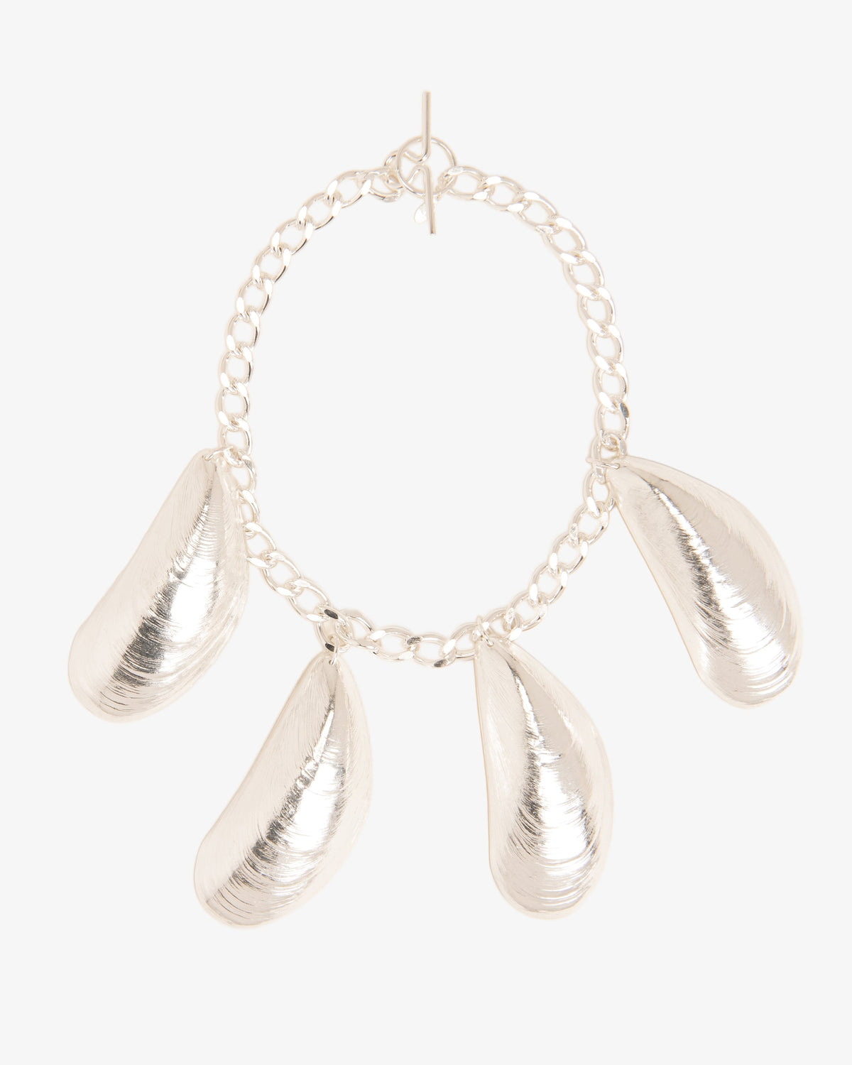 Wouters & Hendrix Large Mussel Statement Chain Necklace