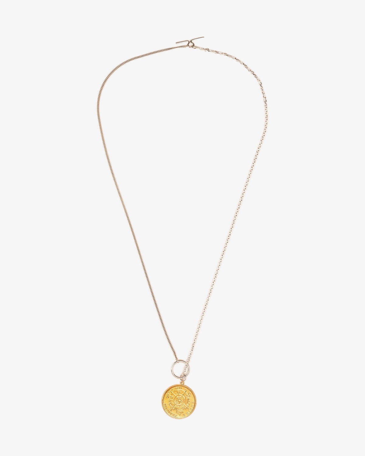 Wouters & Hendrix Convertible Coin and T-Clasp Necklace