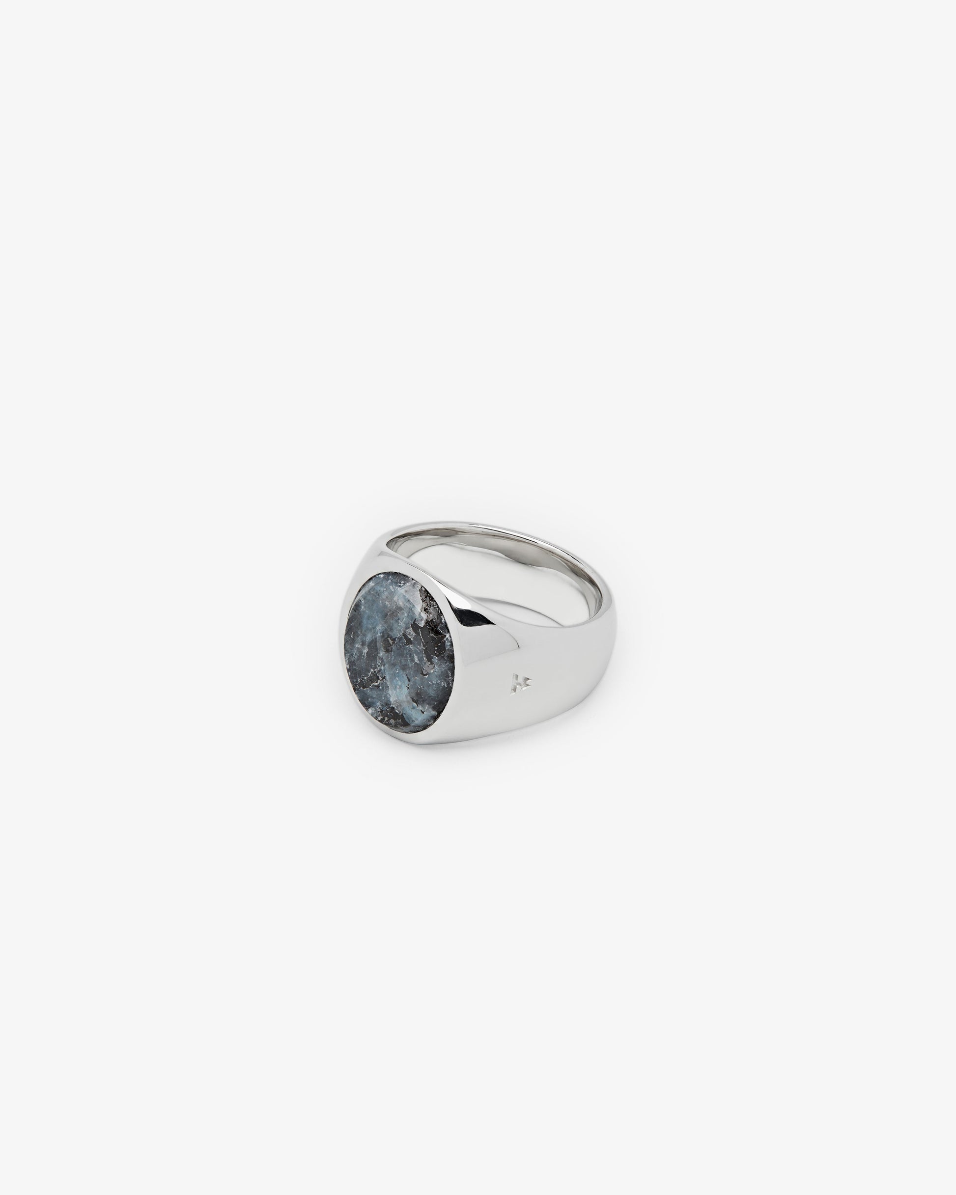 Tom Wood Oval Larvikite Ring