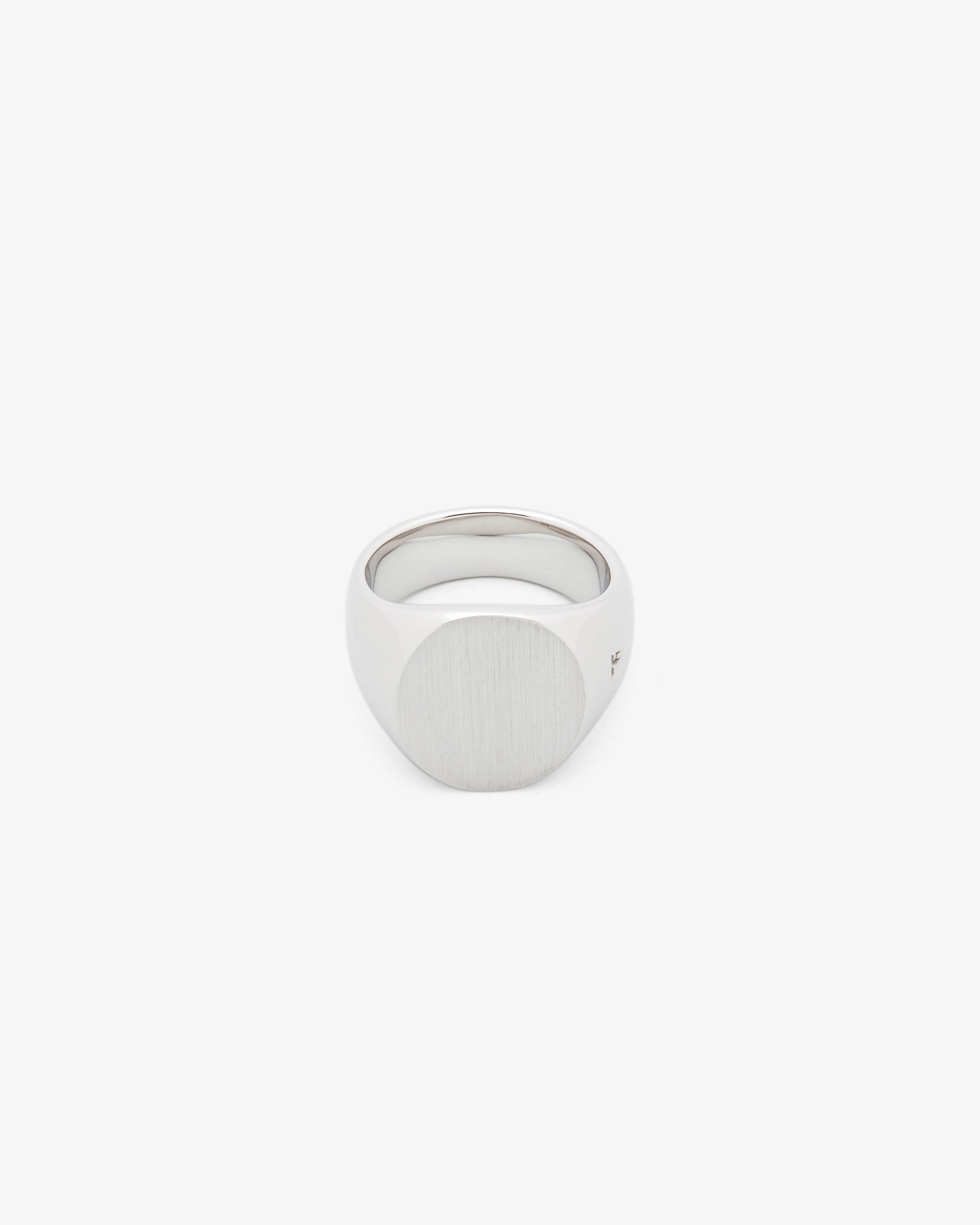 Tom Wood Oval Satin Ring