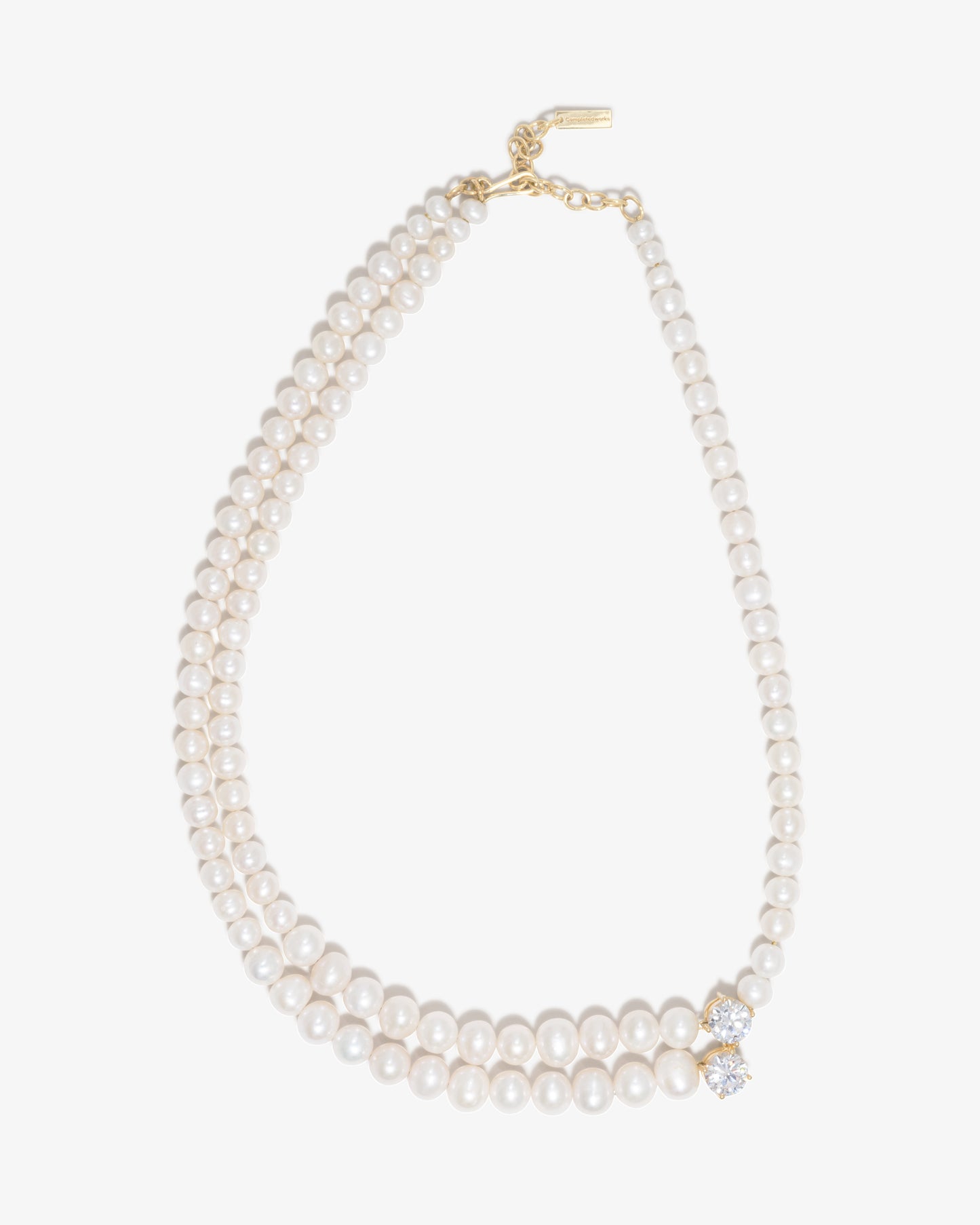 Completed Works – Double Strand Pearl Necklace