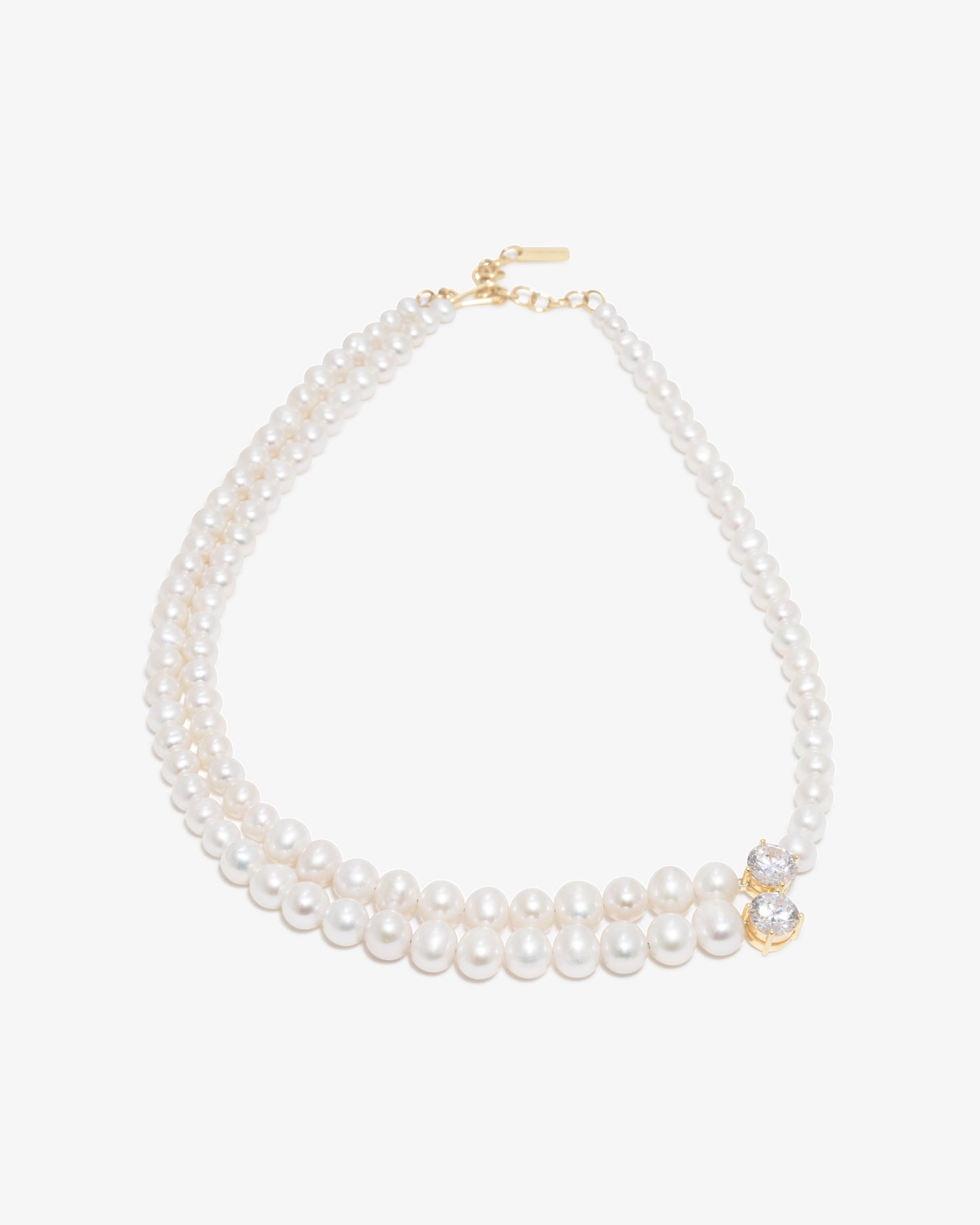 Completed Works – Double Strand Pearl Necklace
