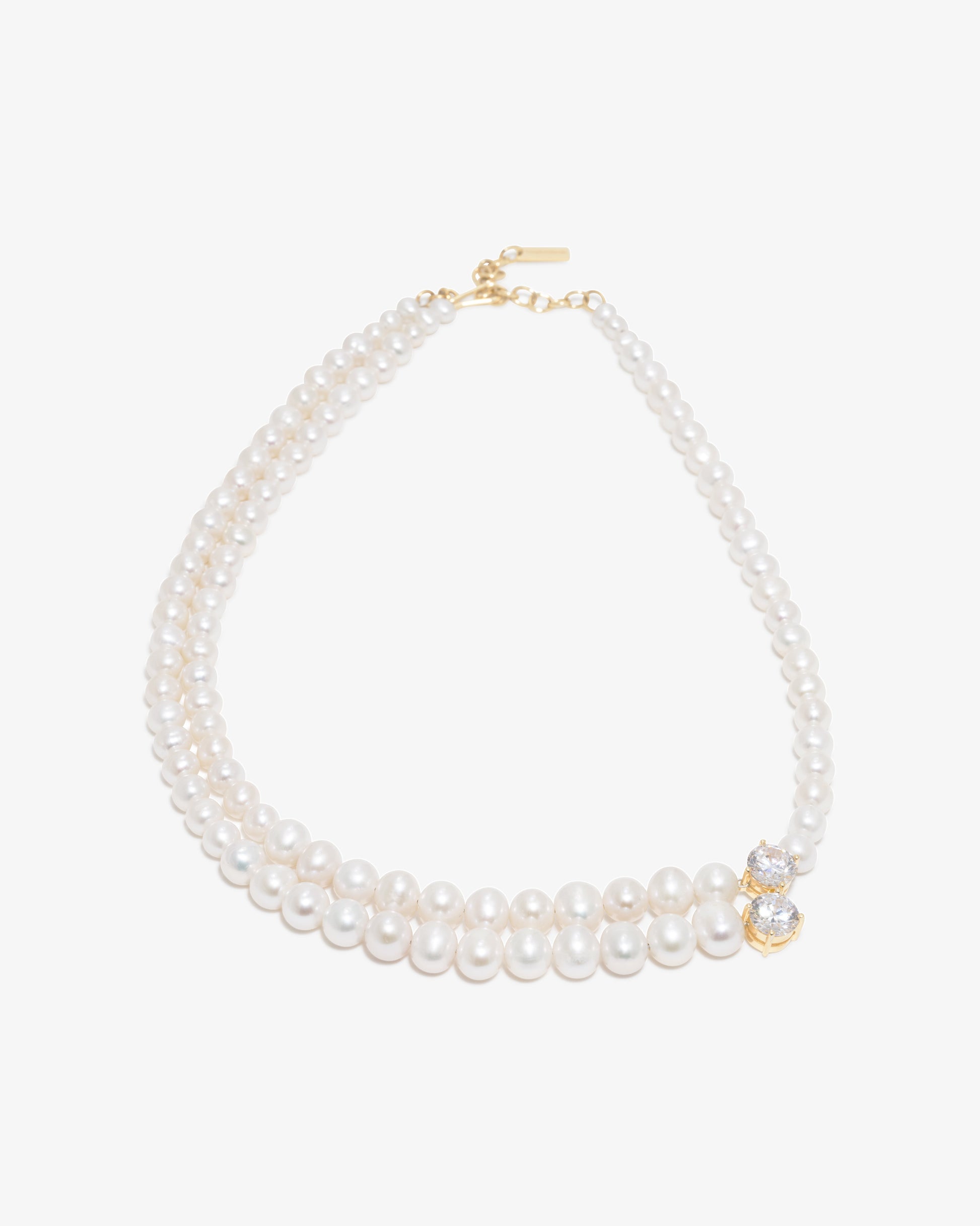 Completed Works – Double Strand Pearl Necklace