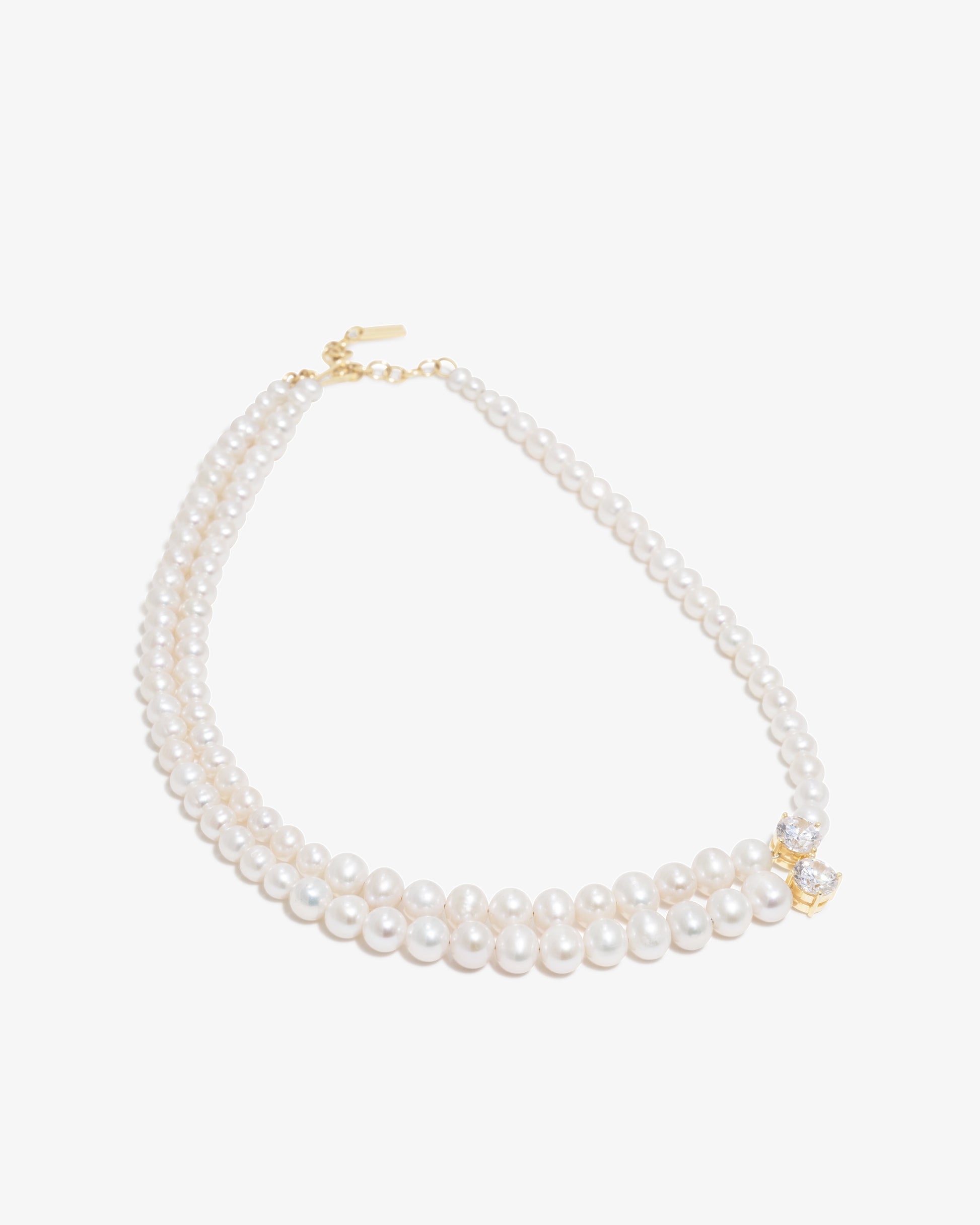 Completed Works – Double Strand Pearl Necklace