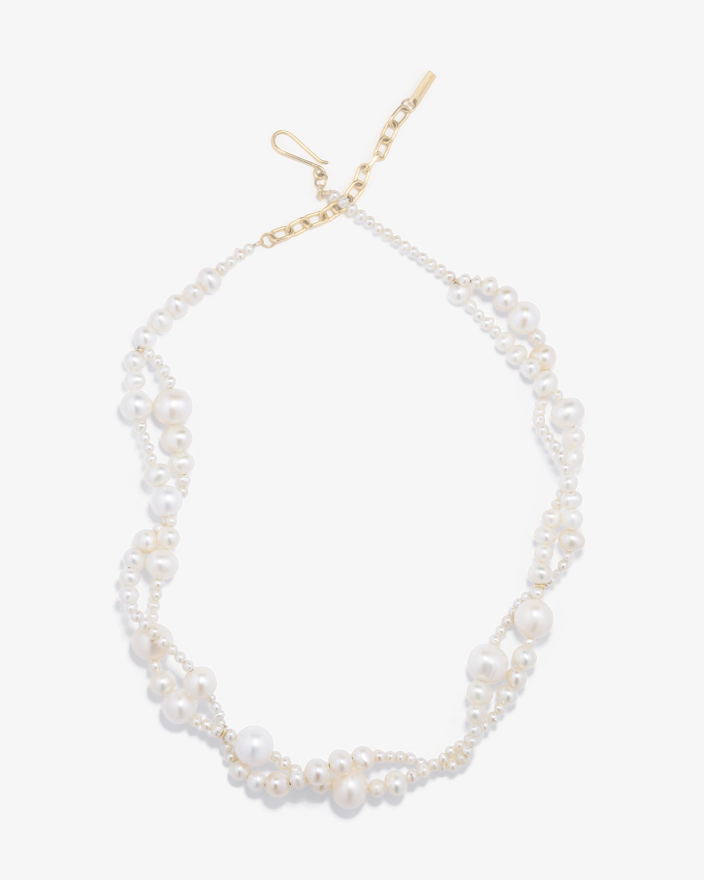Completed Works – Twisted Strands Pearl Necklace