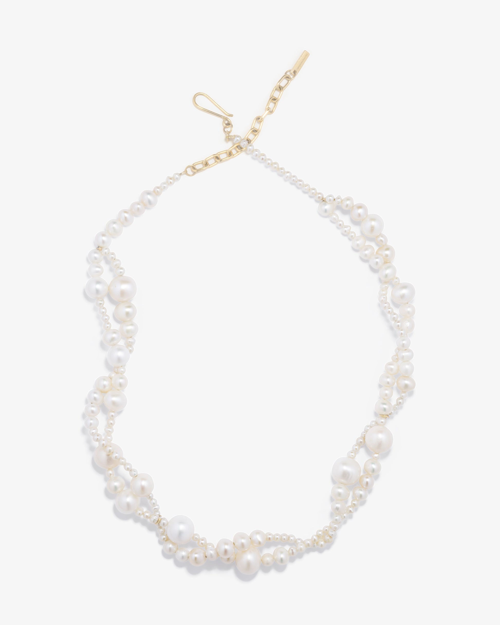 Completed Works – Twisted Strands Pearl Necklace