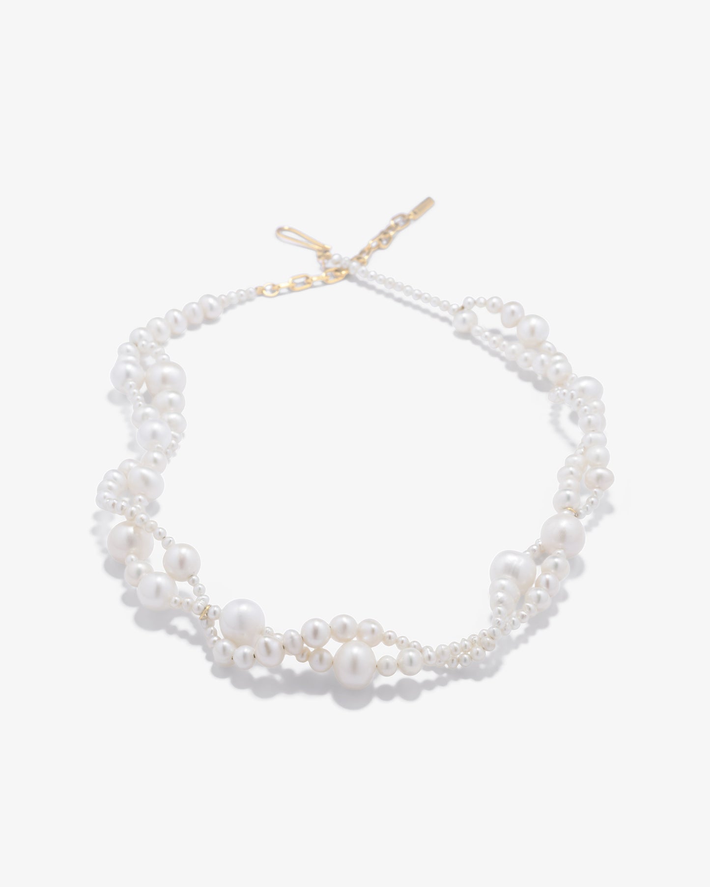 Completed Works – Twisted Strands Pearl Necklace