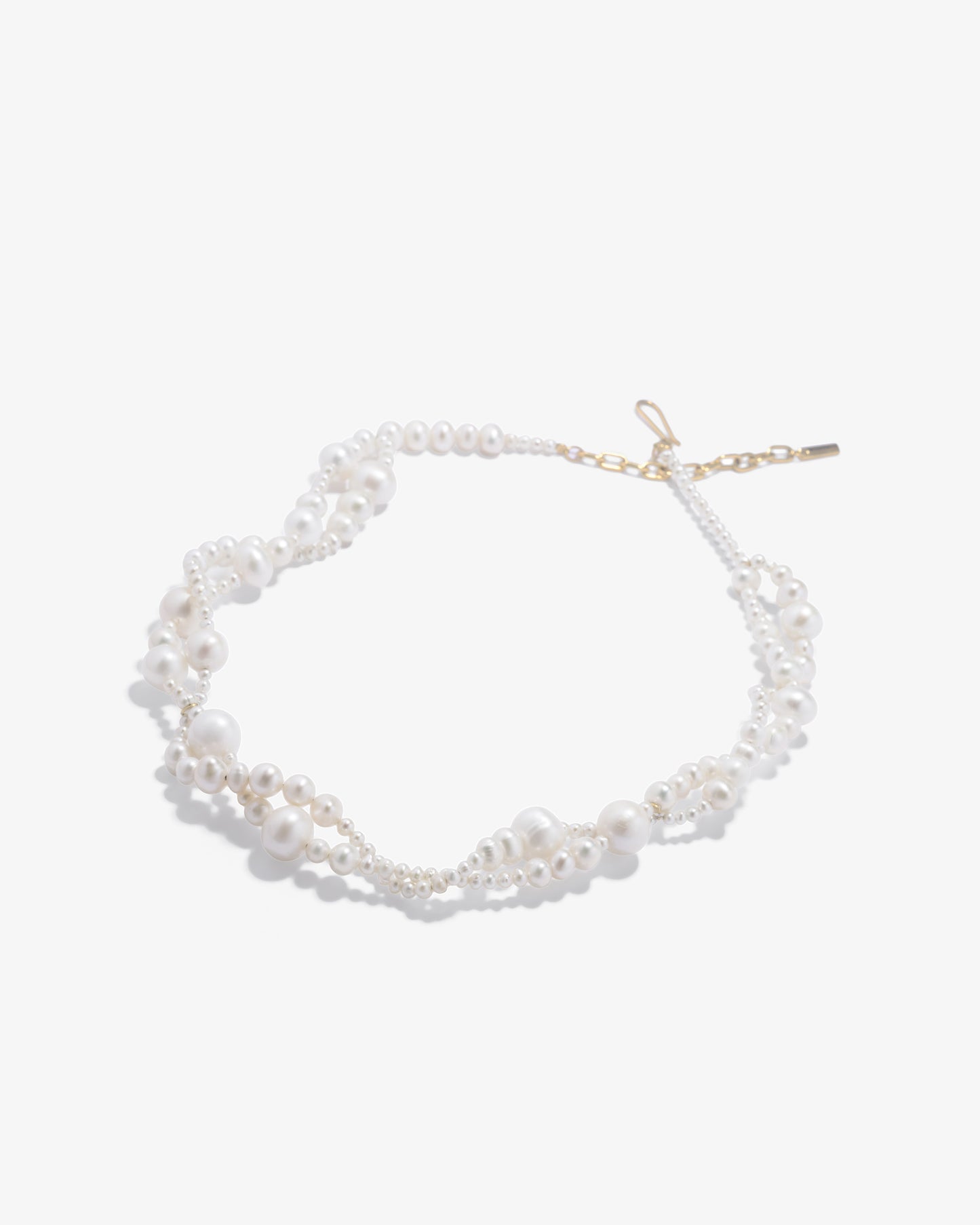 Completed Works – Twisted Strands Pearl Necklace