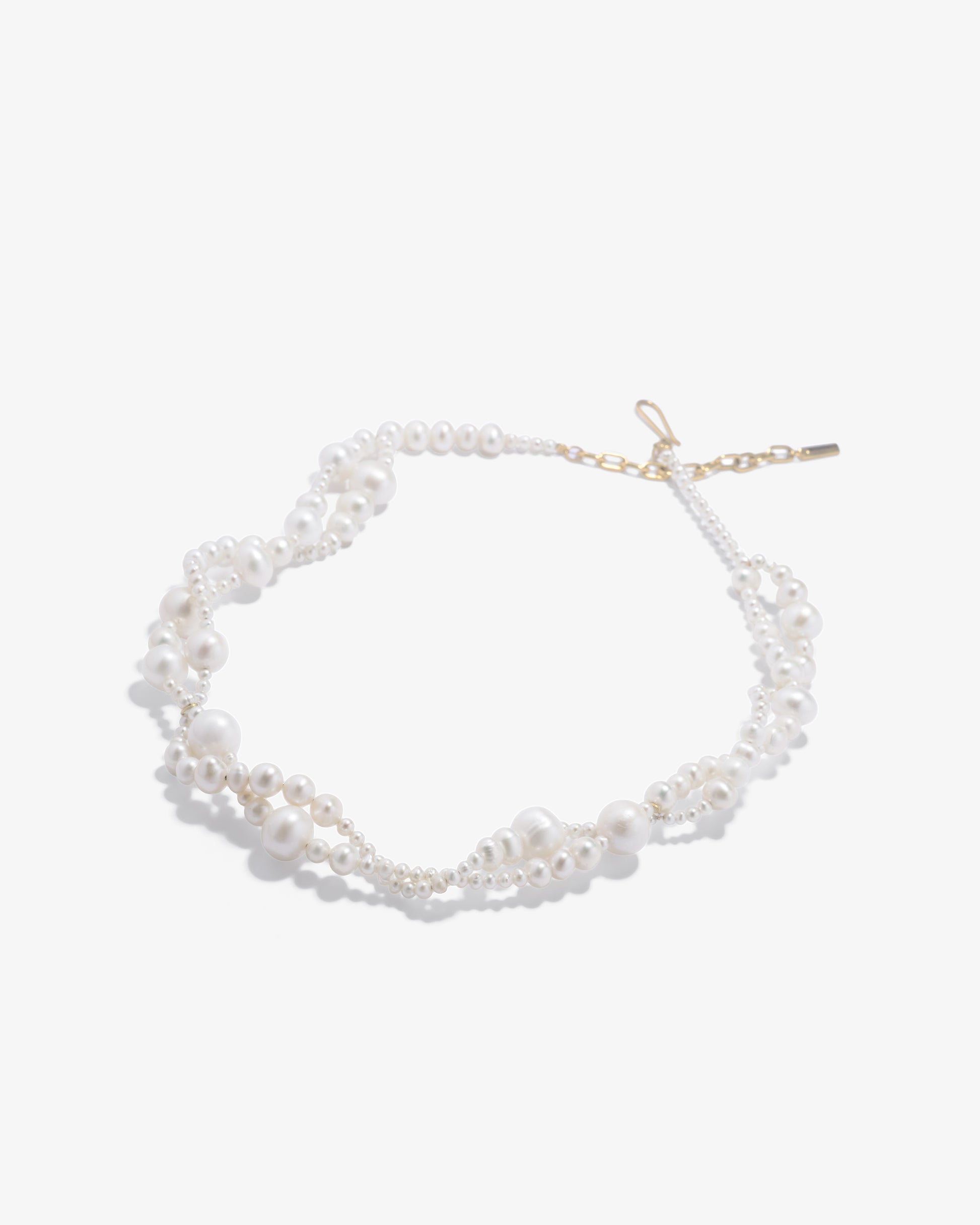 Completed Works – Twisted Strands Pearl Necklace
