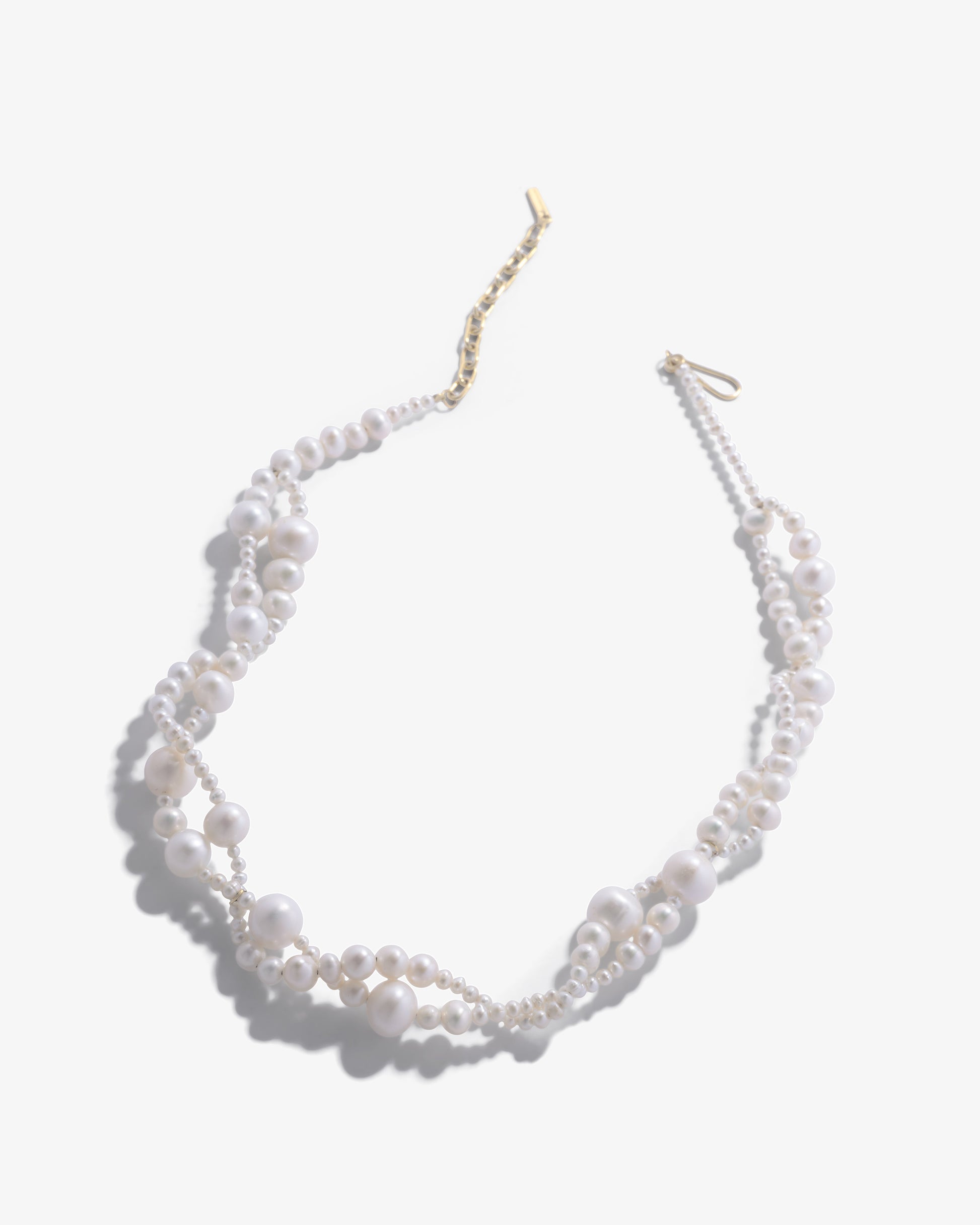 Completed Works – Twisted Strands Pearl Necklace