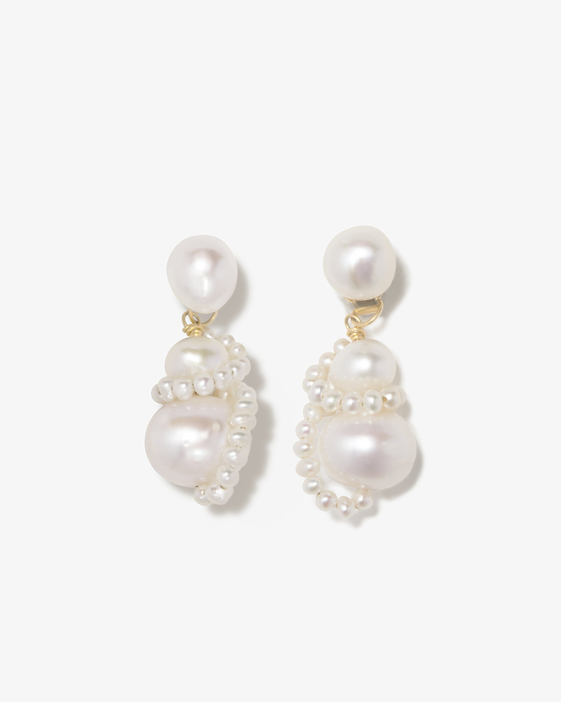 Completed Works – Pearl Earrings