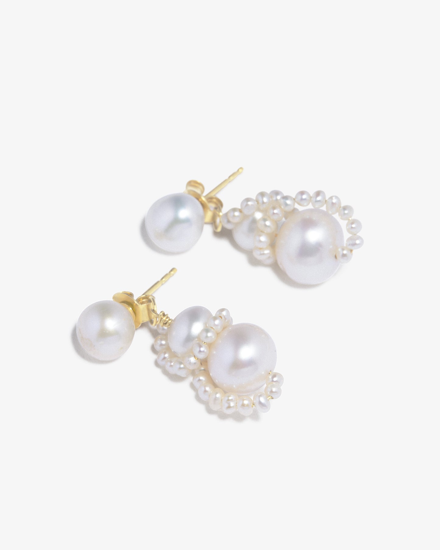 Completed Works – Pearl Earrings