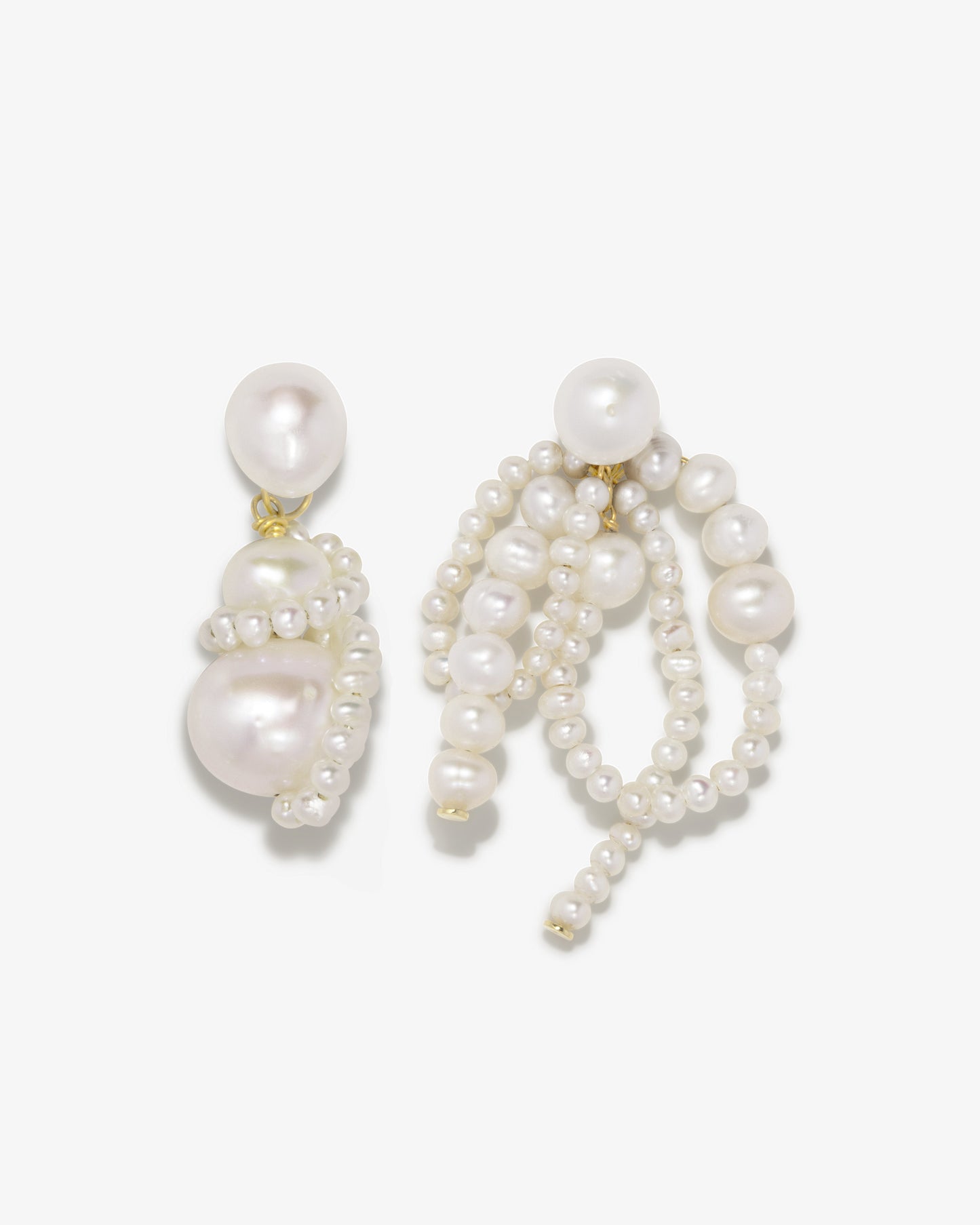Completed Works – Pearl Earrings