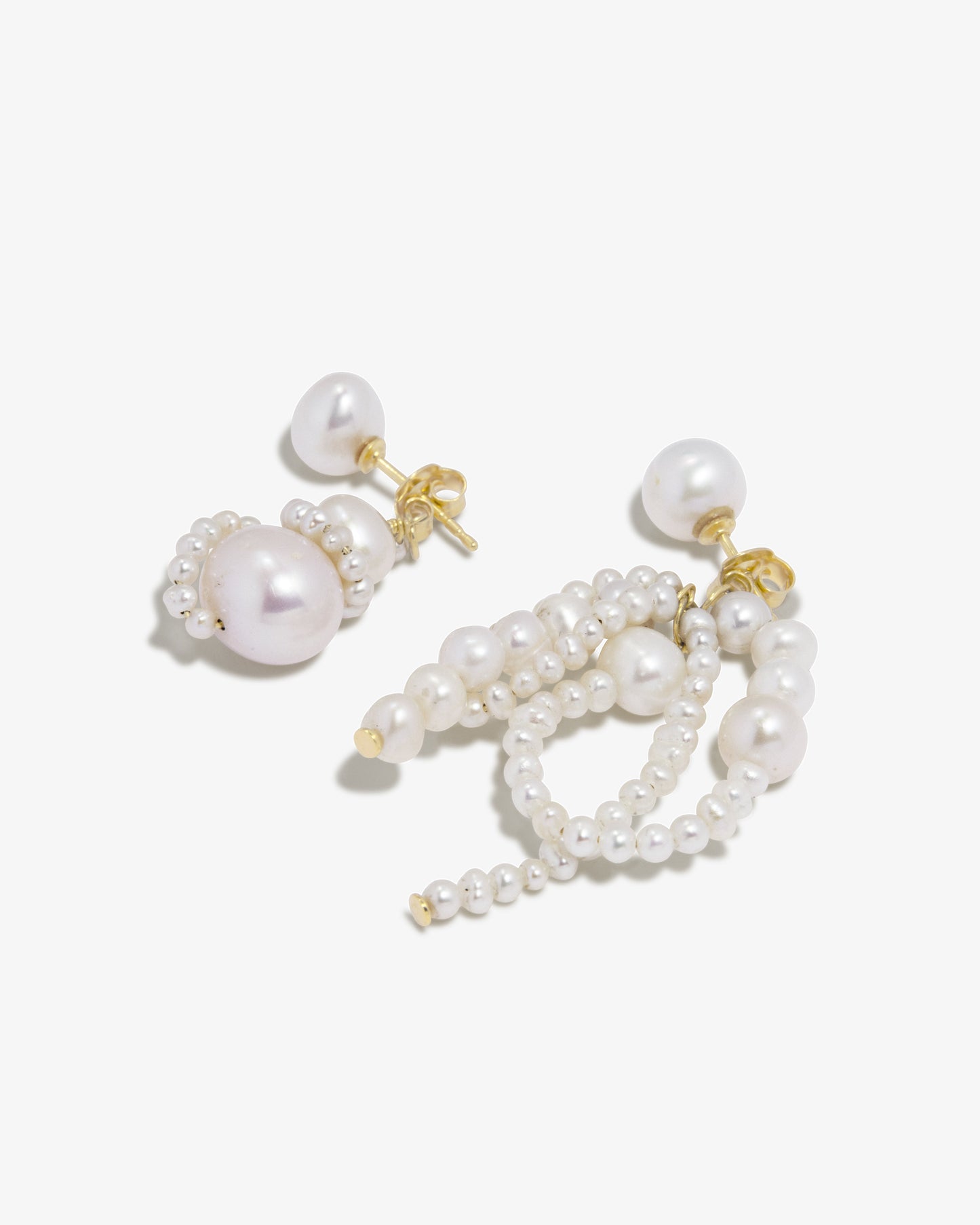 Completed Works – Pearl Earrings