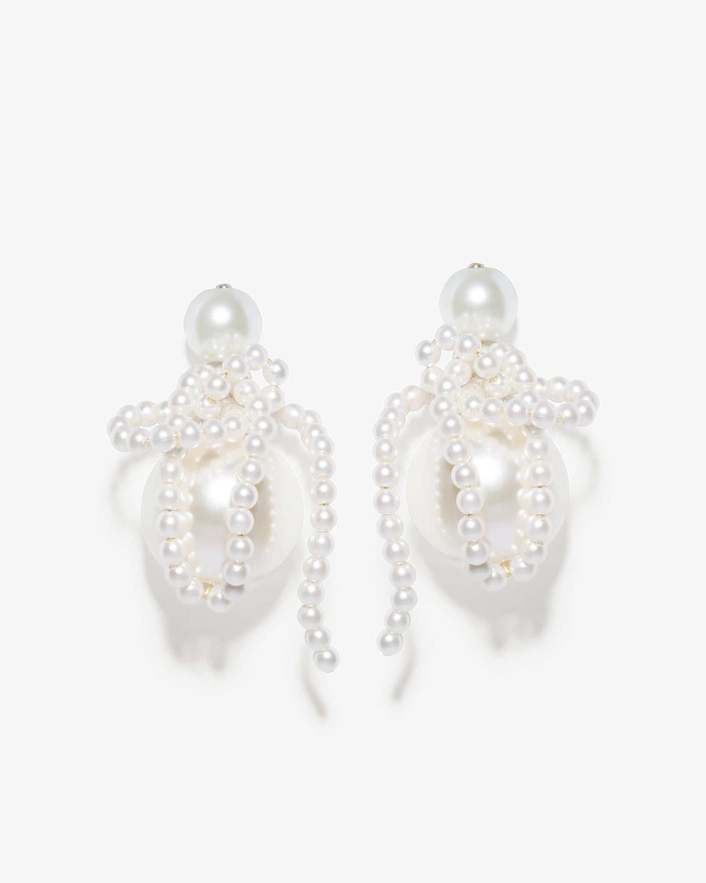 Completed Works – Pearl Earrings