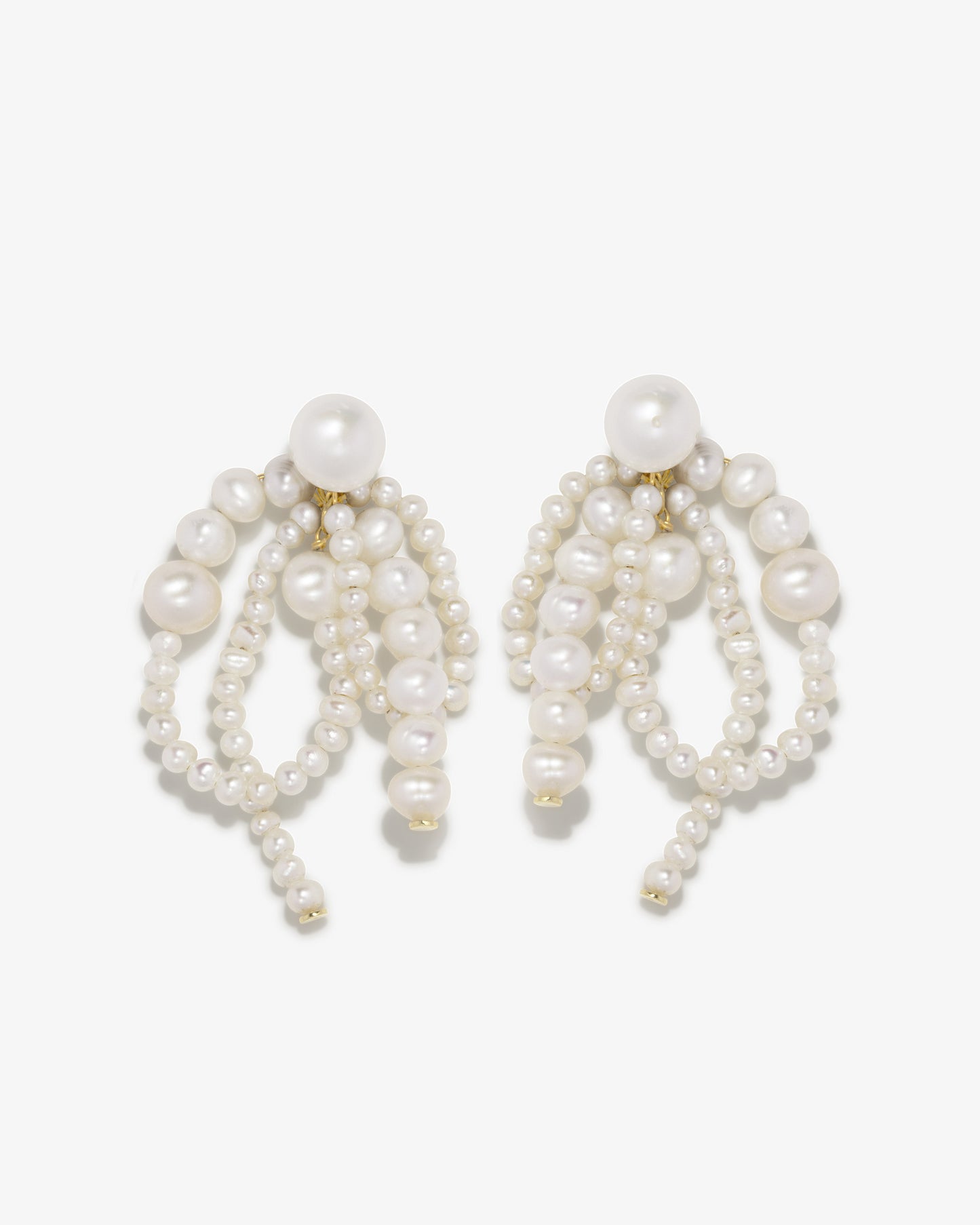 Completed Works – Pearl Earrings