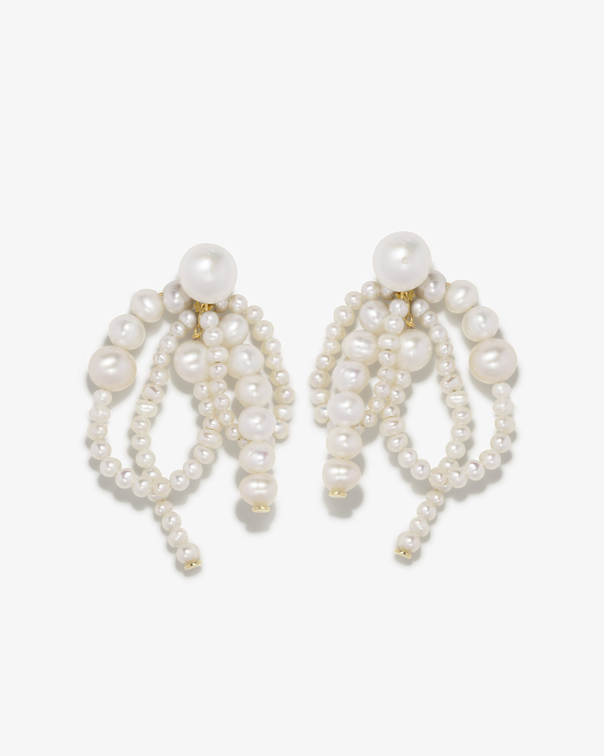Completed Works – Pearl Earrings