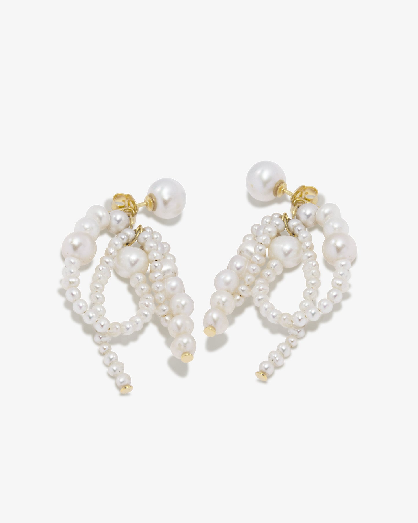 Completed Works – Pearl Earrings