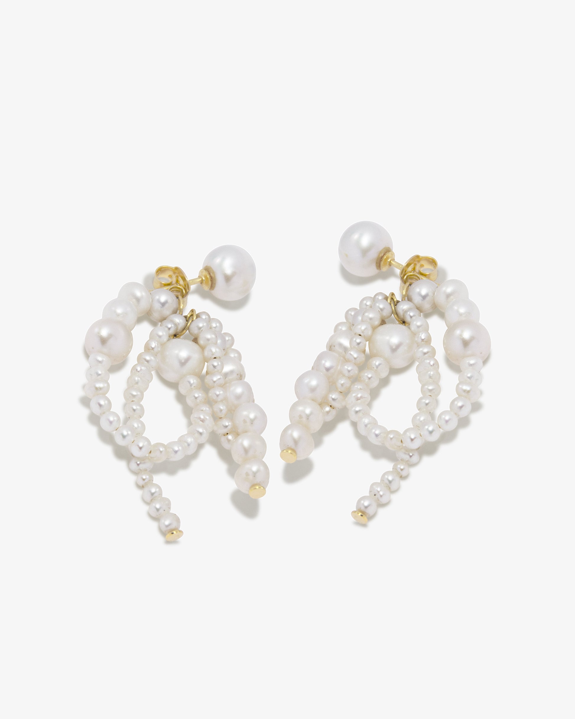 Completed Works – Pearl Earrings