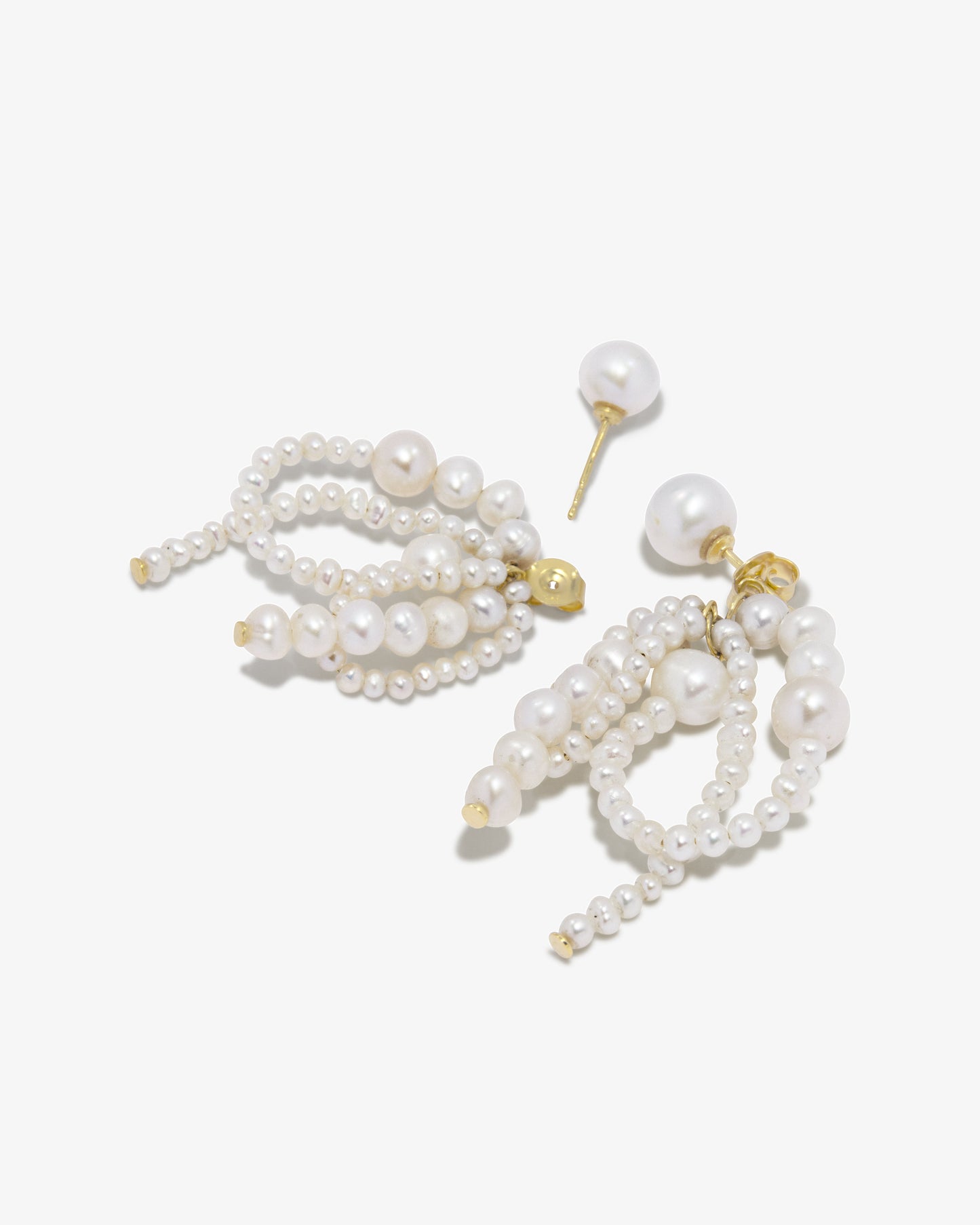 Completed Works – Pearl Earrings