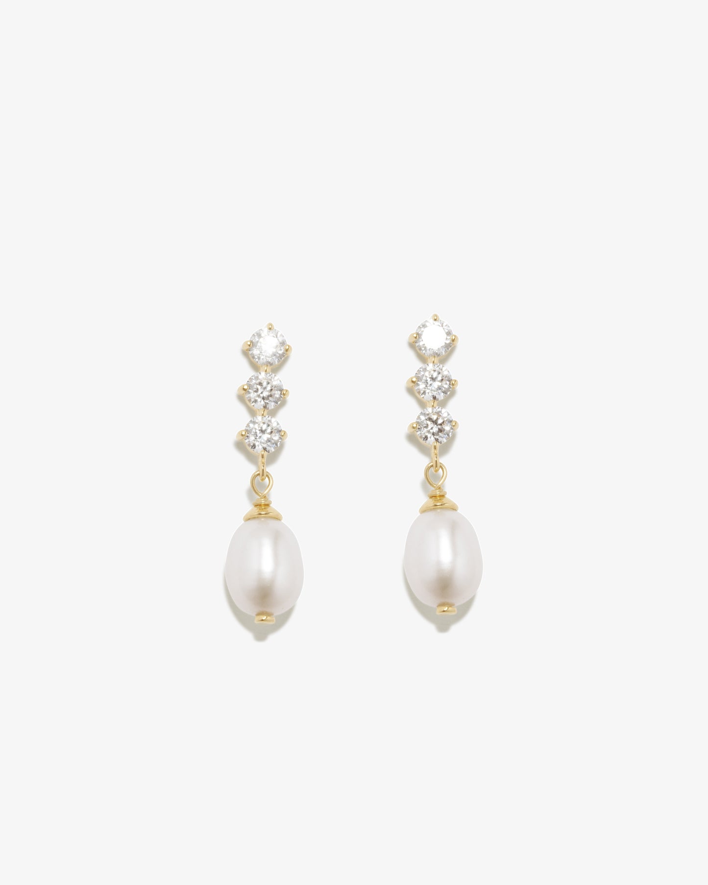 Completed Works – Pearl Drop Earrings
