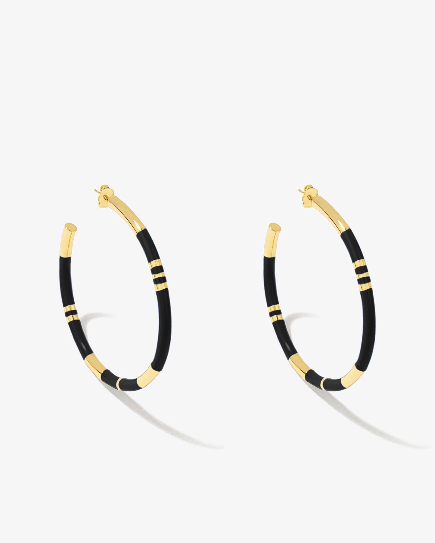 Aurelie Bidermann Black Positano Earrings