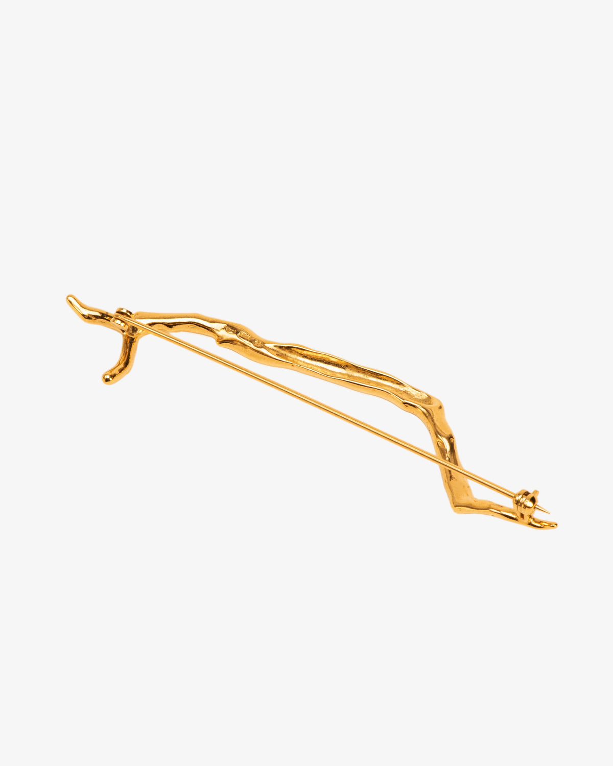 Wouters & Hendrix Branch Brooch in Sterling Silver, side view