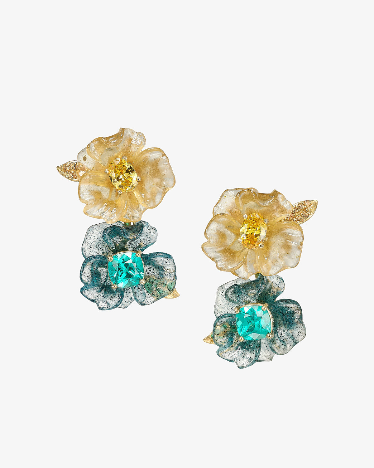 Anabela Chan Paraiba Petunia Drop Earrings