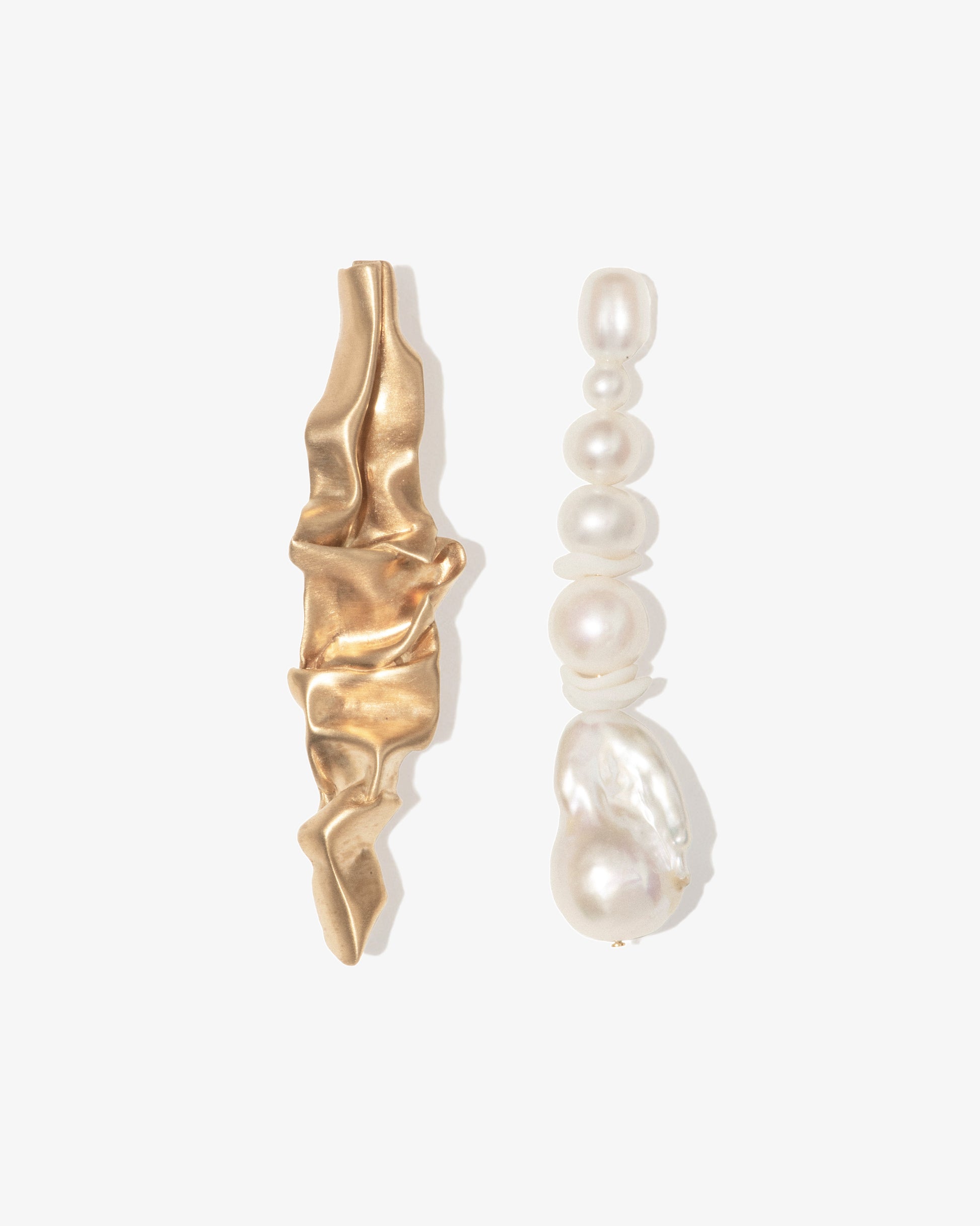Completed Works – Crumple Earrings